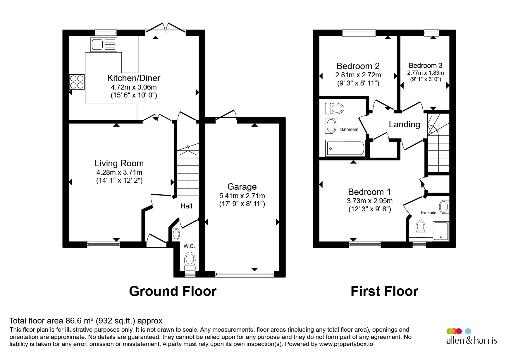 16, Water Mint Way, Calne floorplan