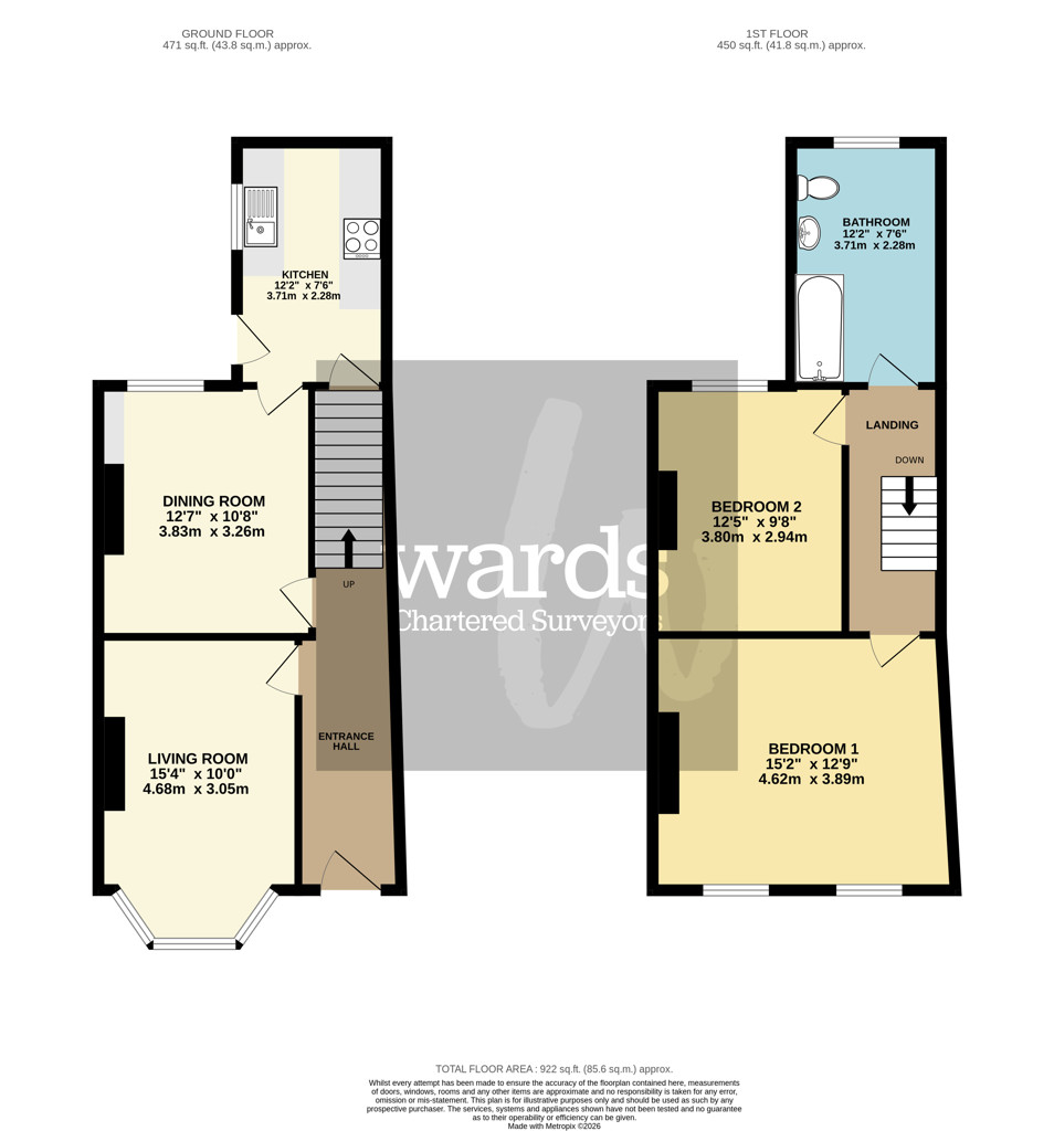Rugby Road, Hinckley floorplan