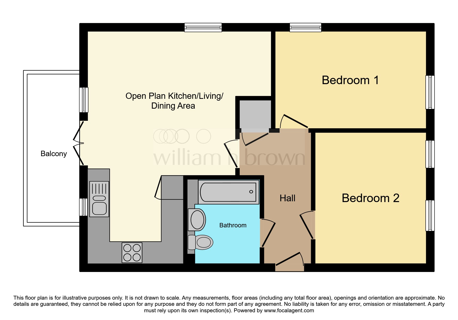 58, Cooper House, Woodside Close, Grays floorplan