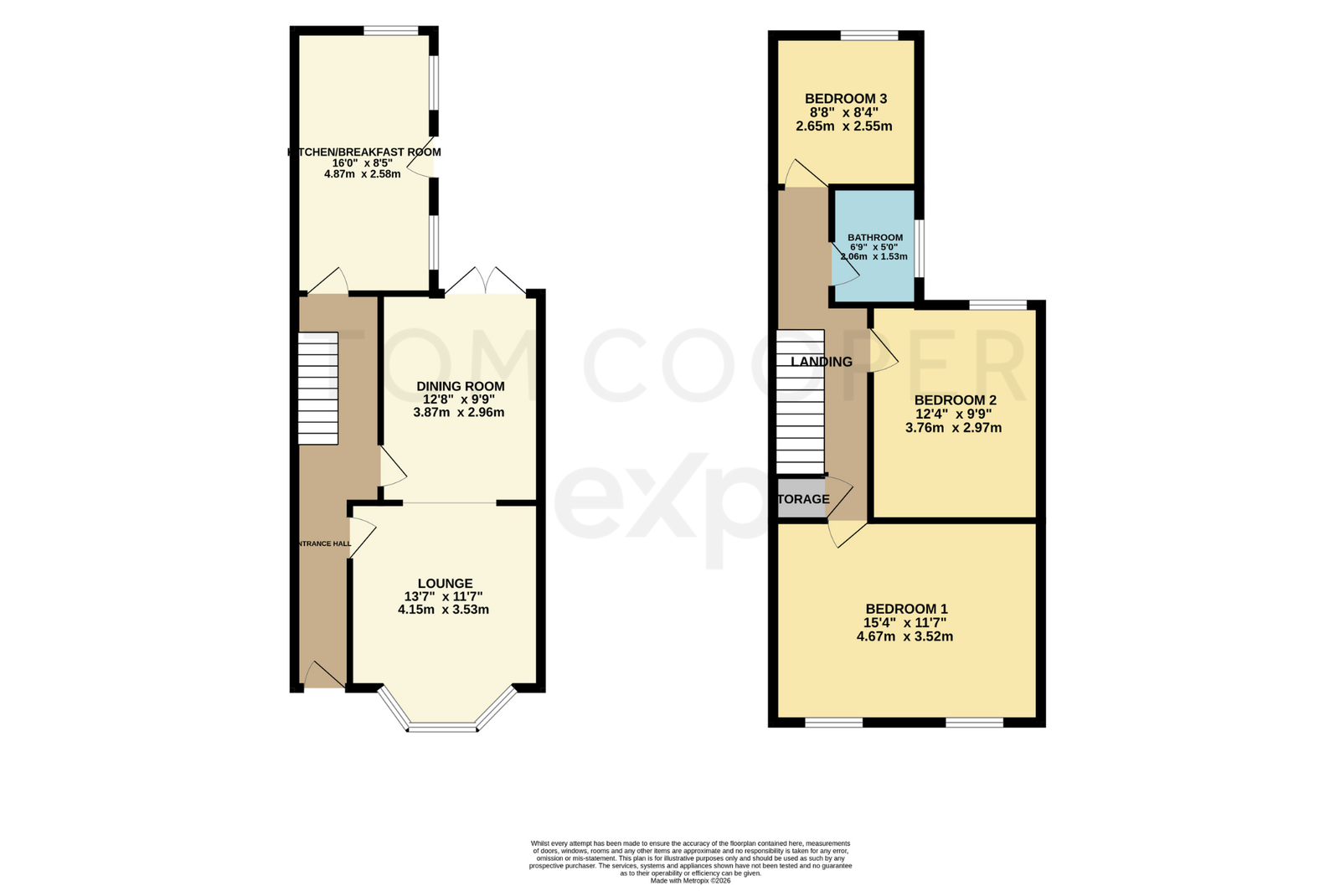 61, Oxford Road, Birmingham floorplan