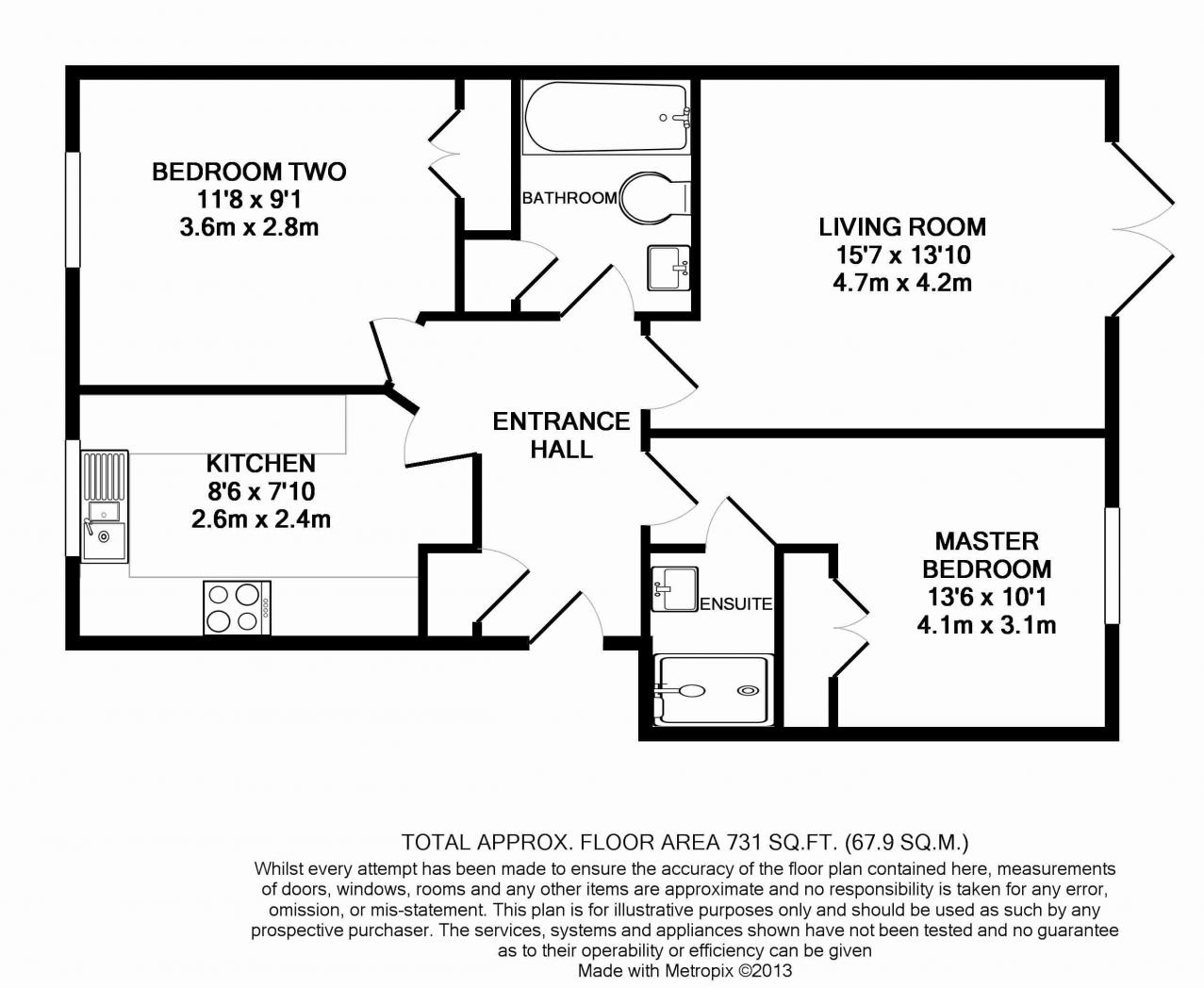 2 Bedrooms Flat to rent in Ogden Park, Broad Lane, Bracknell, Berkshire RG12