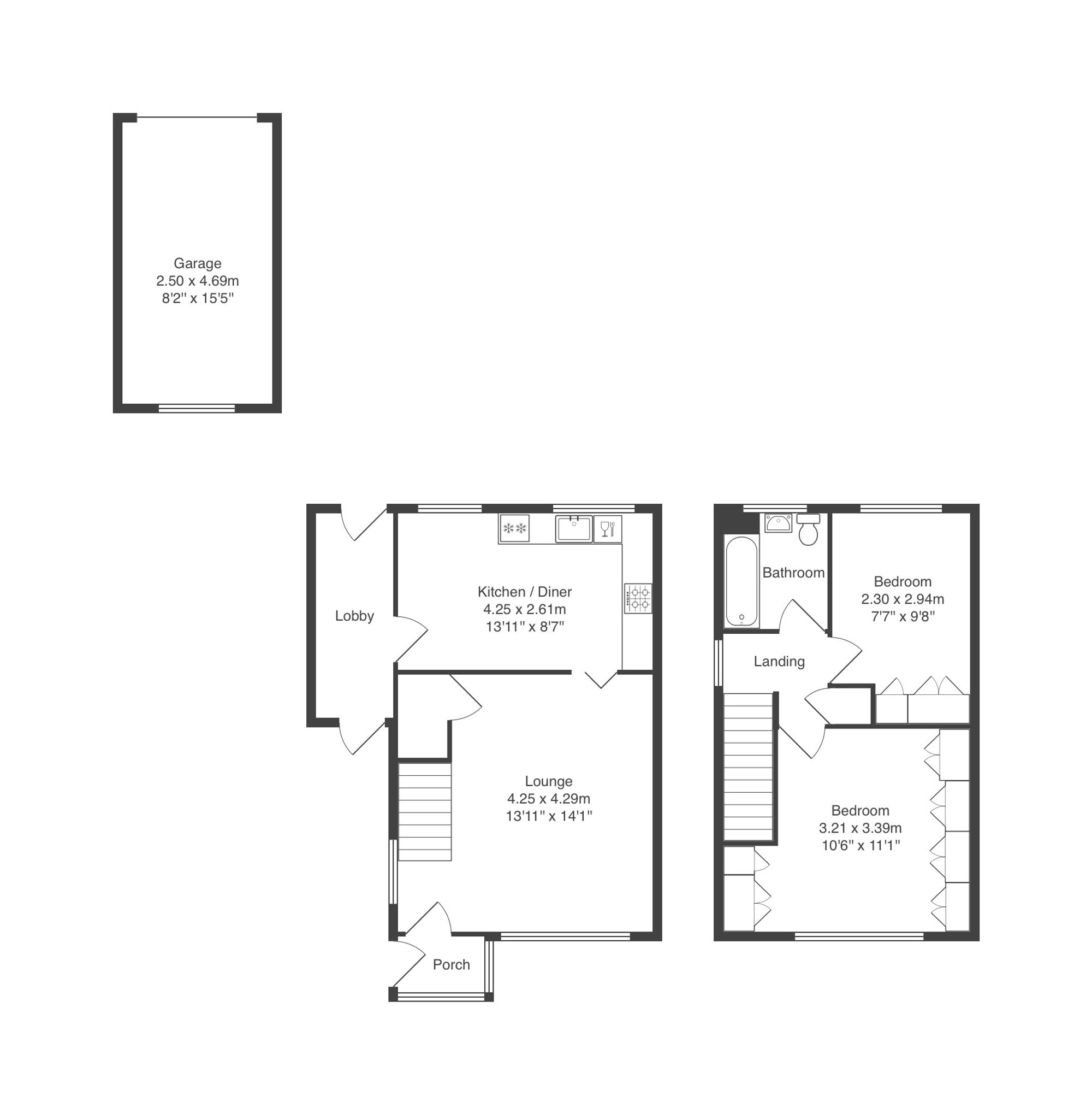 3 Kincaple Road, Leicester floorplan