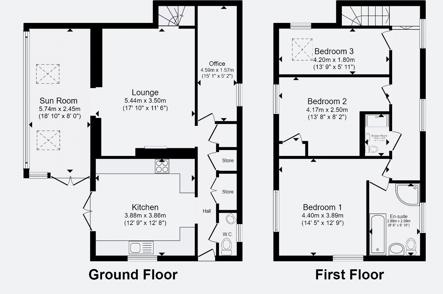 Dalbriwildeg House,, Trecrogo Lane End, Launceston floorplan