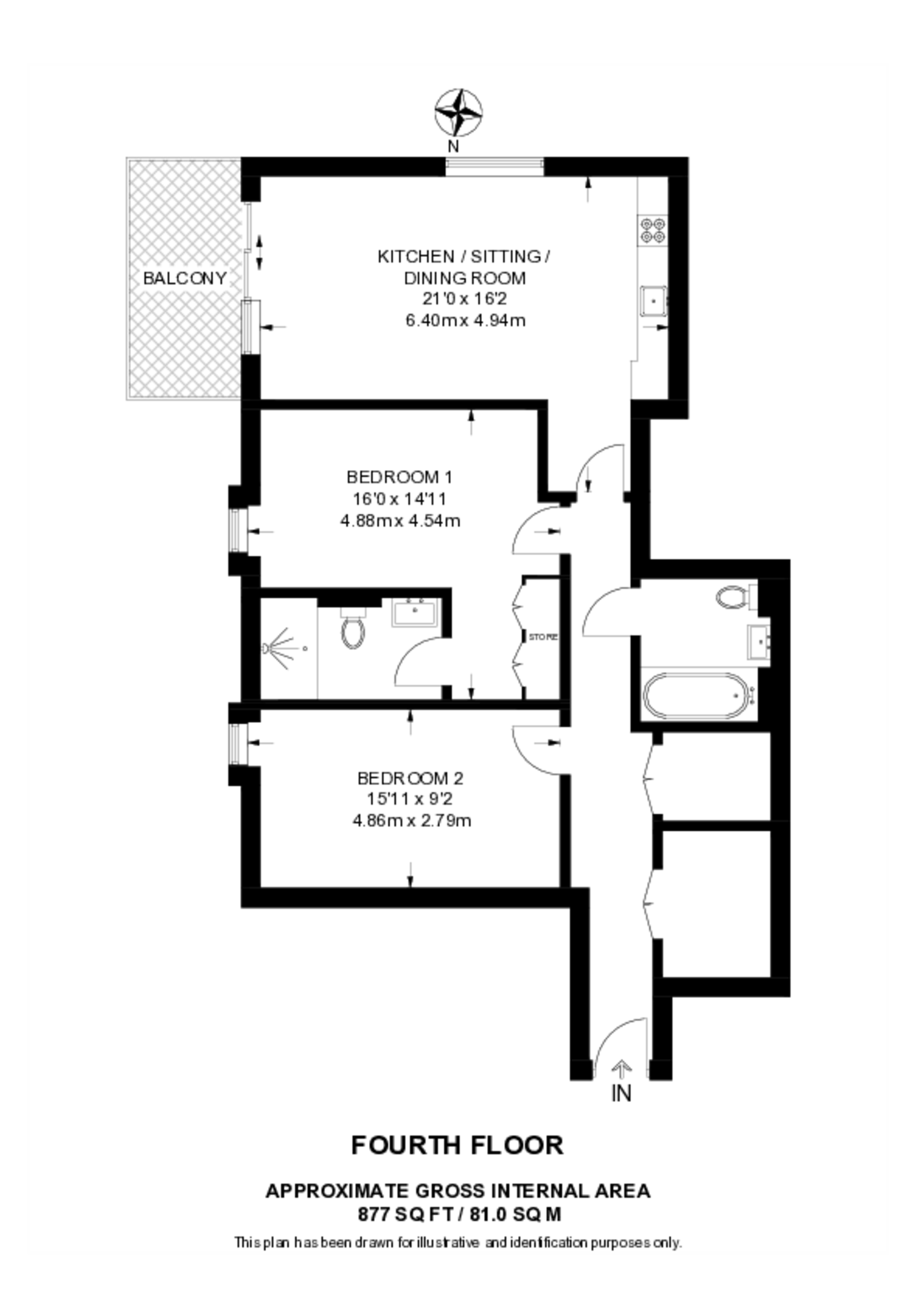 Balham High Road, Balham floorplan