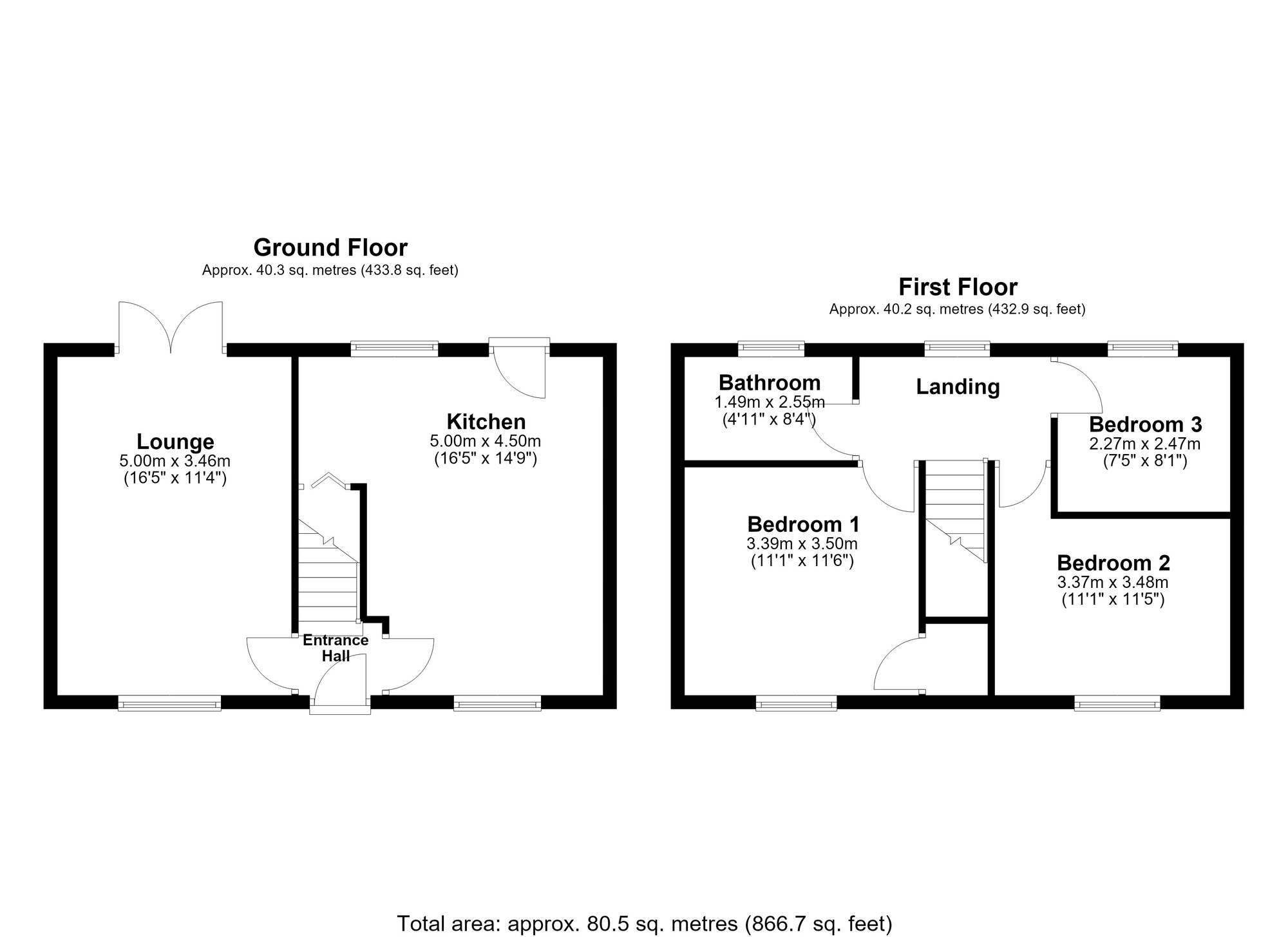 67 Stokesley Crescent, Billingham floorplan