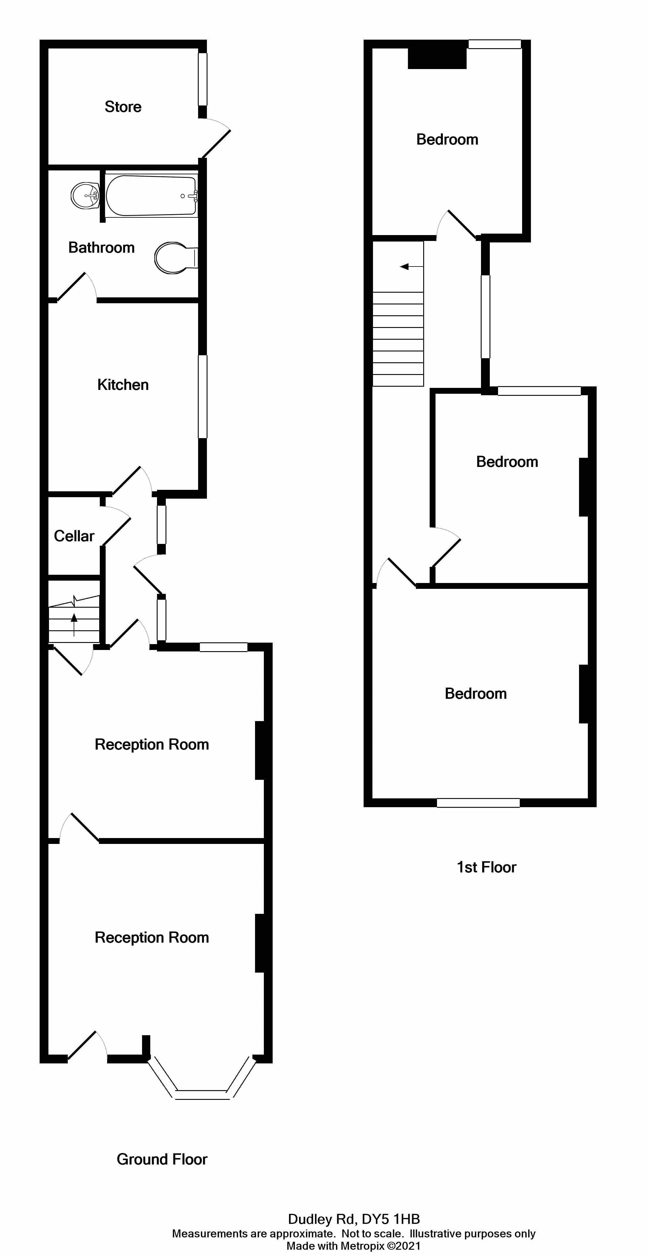 Dudley Road, Brierley Hill DY5, 3 bedroom terraced house for sale