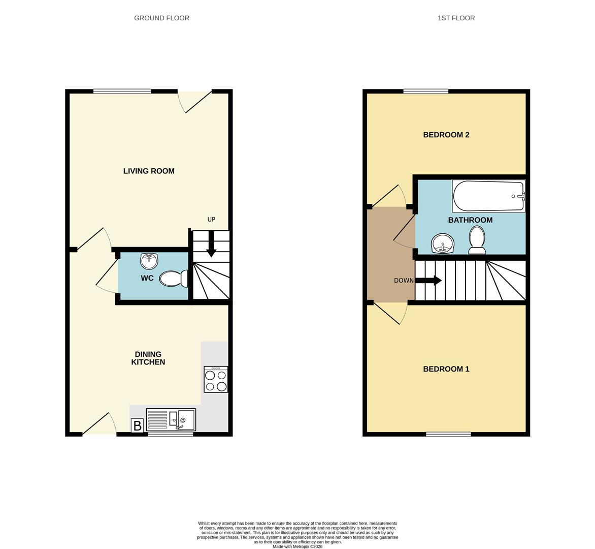 8 Jessop Terrace, Lissett Close, Leconfield floorplan