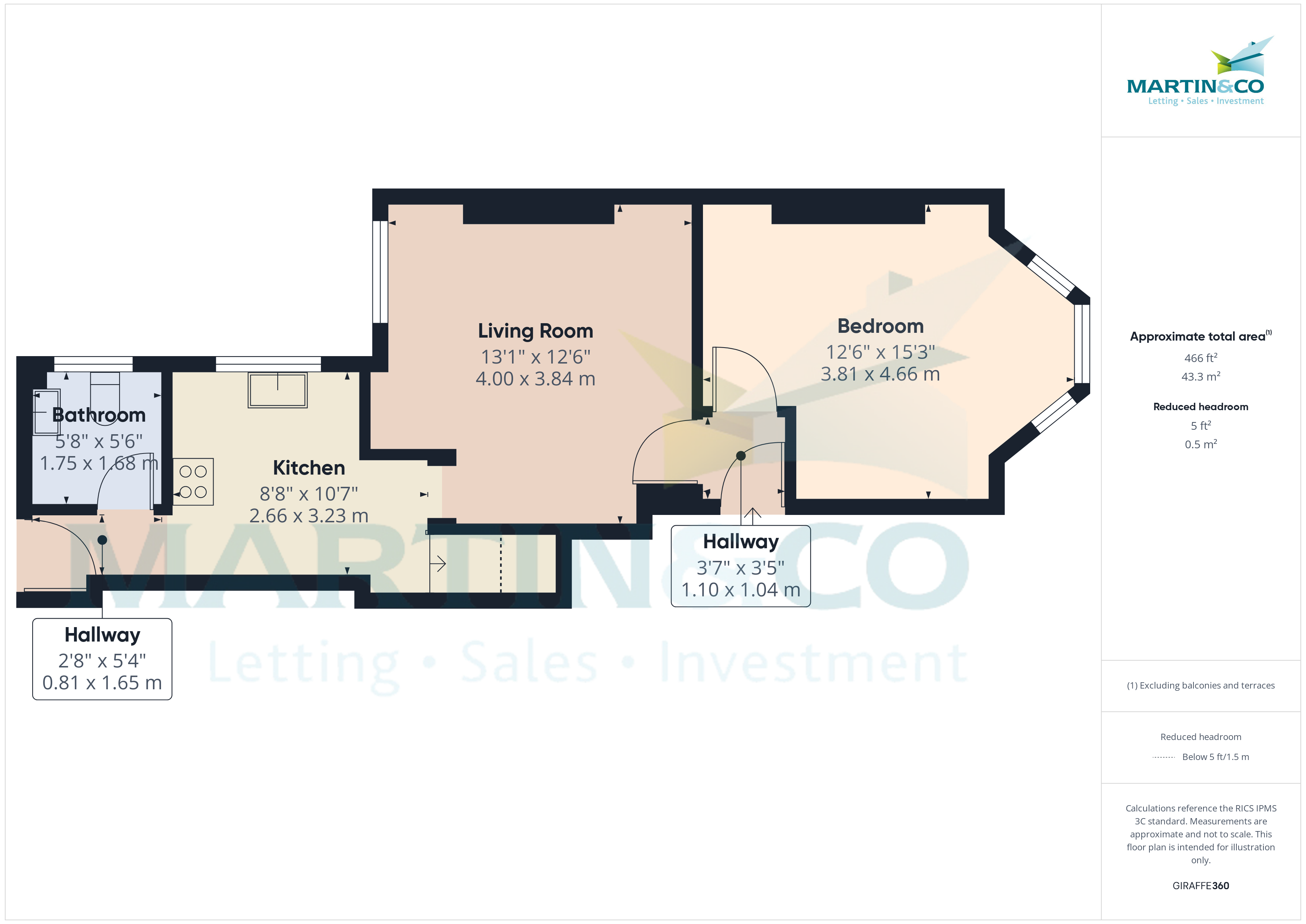 Flat 2, 18, Ashford Road, Plymouth floorplan