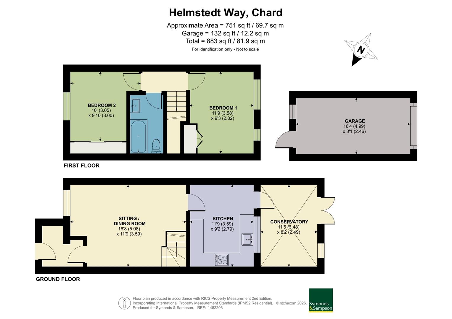 48, Helmstedt Way, Chard floorplan