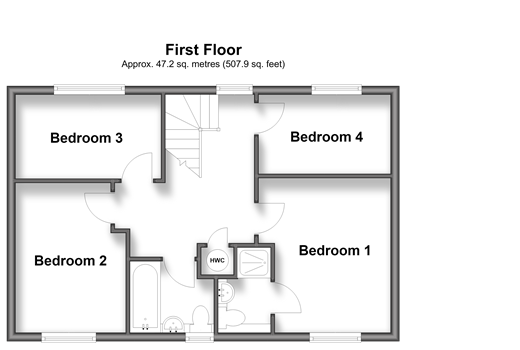 Green Close Whitfield, Dover floorplan