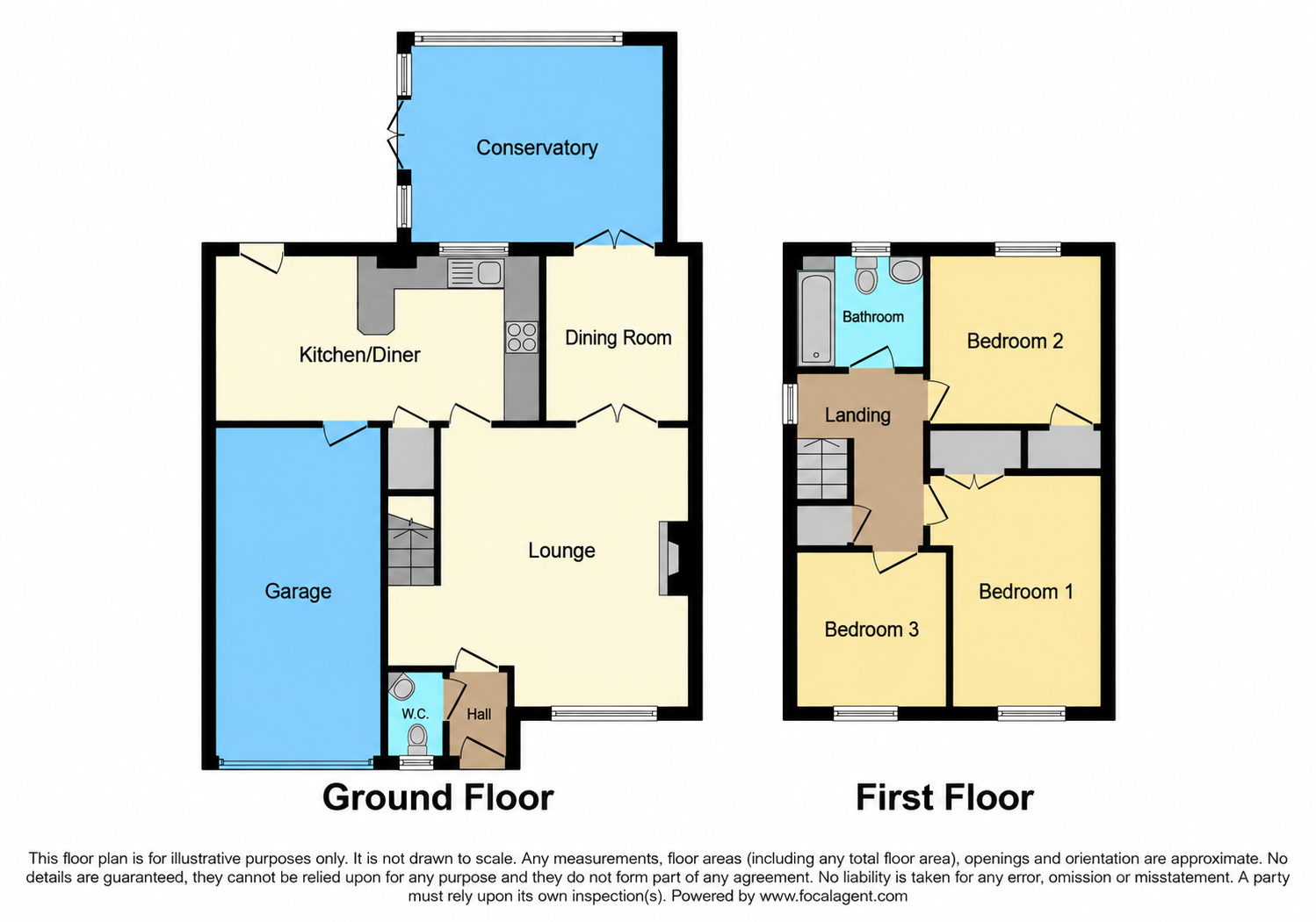 4, Cornelius Close, South Cornelly floorplan