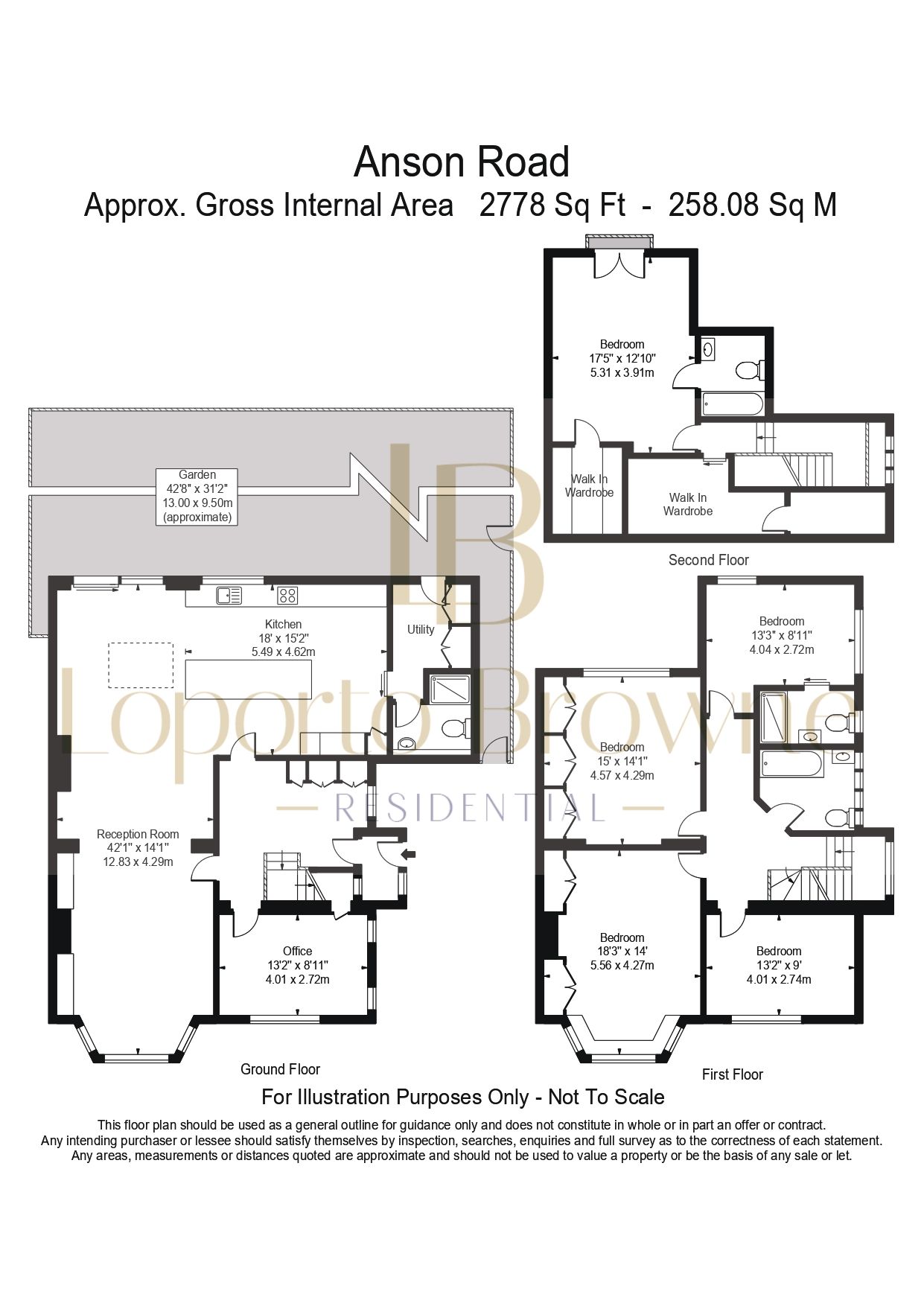 179, Anson Road, London floorplan