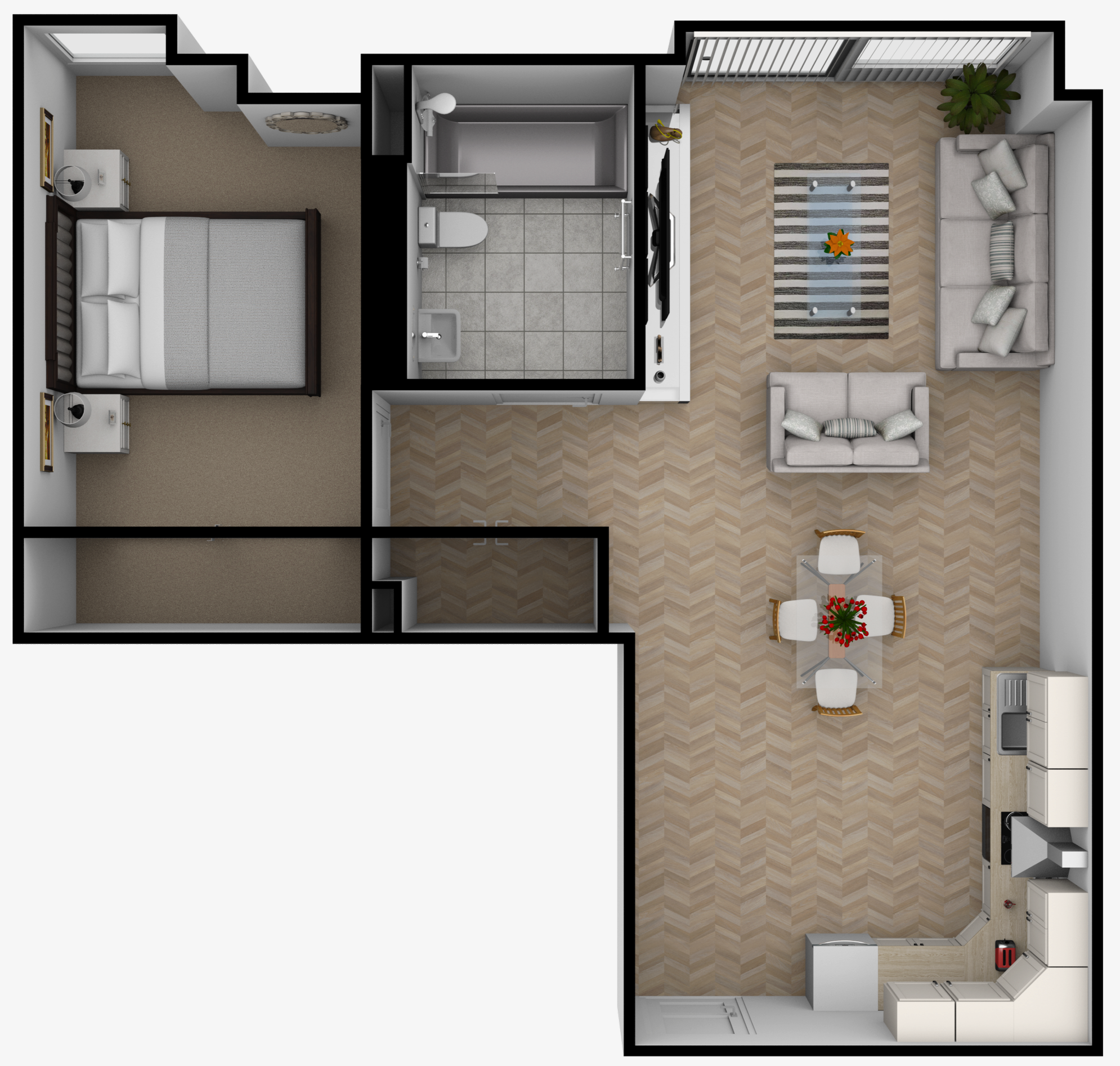 E32, The Green Rooms, Leader House, Manchester floorplan