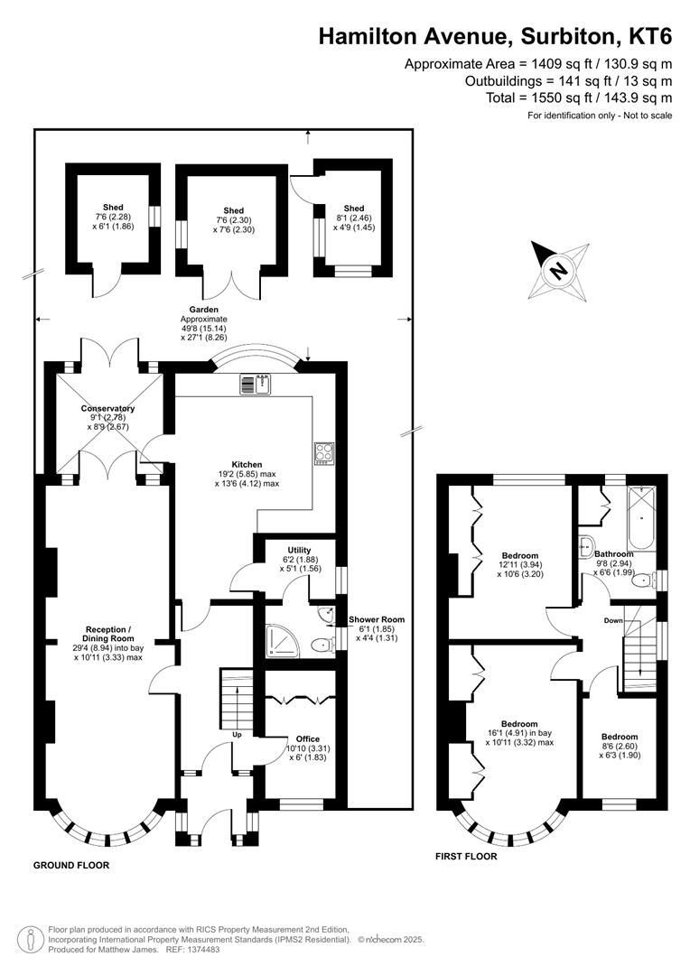 Hamilton Avenue, Surbiton floorplan