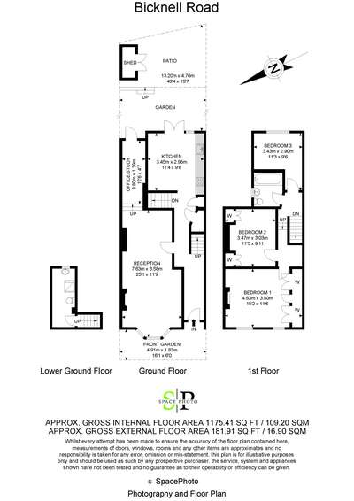 3 Bedrooms Terraced house for sale in Bicknell Road, London SE5