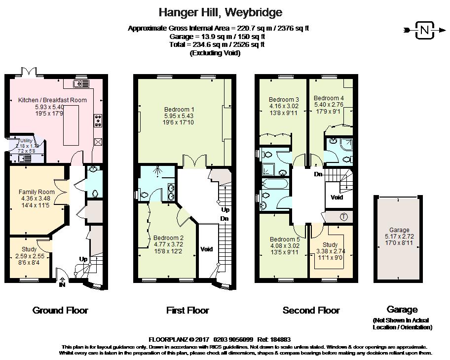 5 Bedrooms Semi-detached house to rent in Hanger Hill, Weybridge KT13