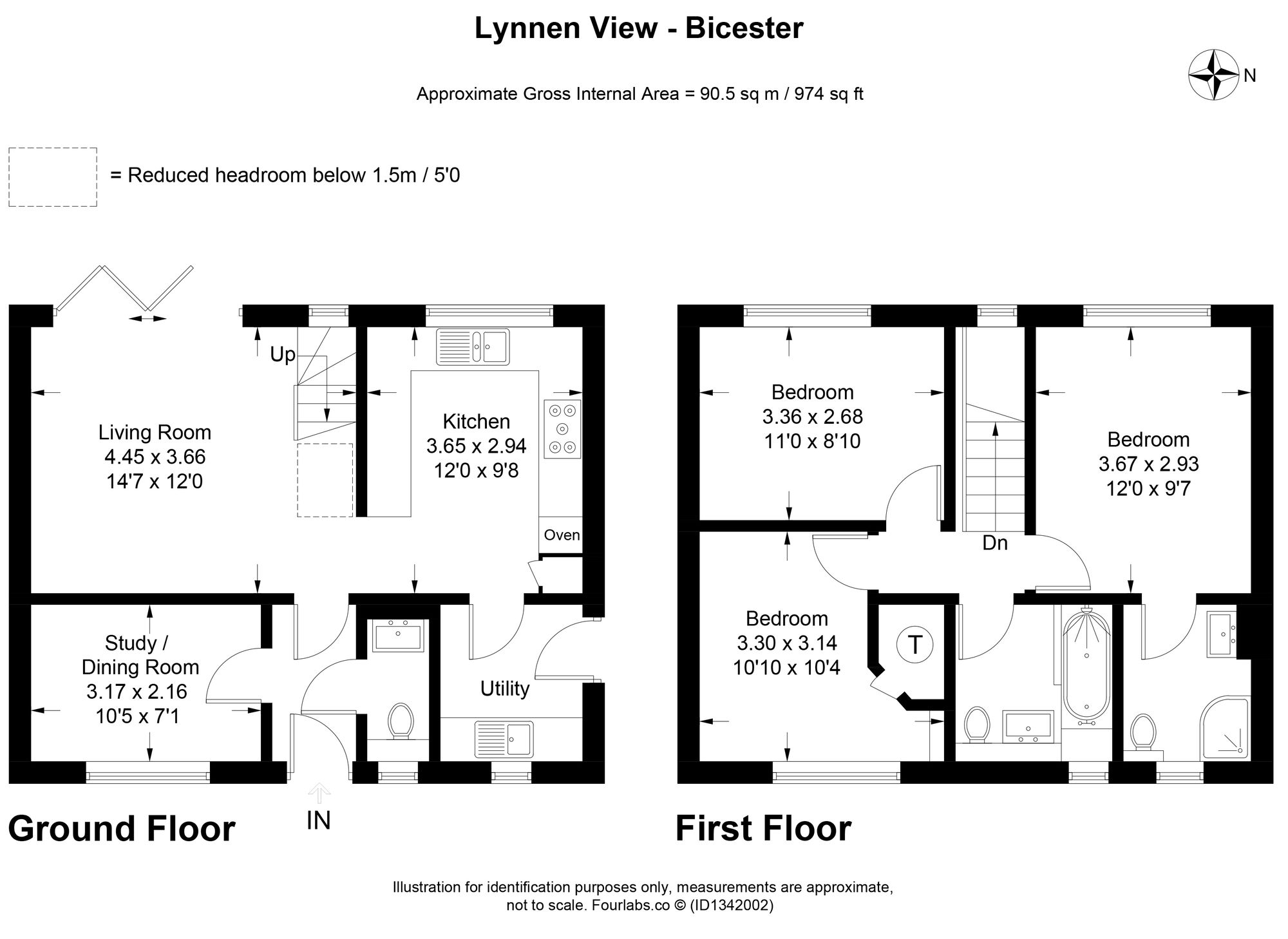 6 Lynnens View, Aylesbury floorplan