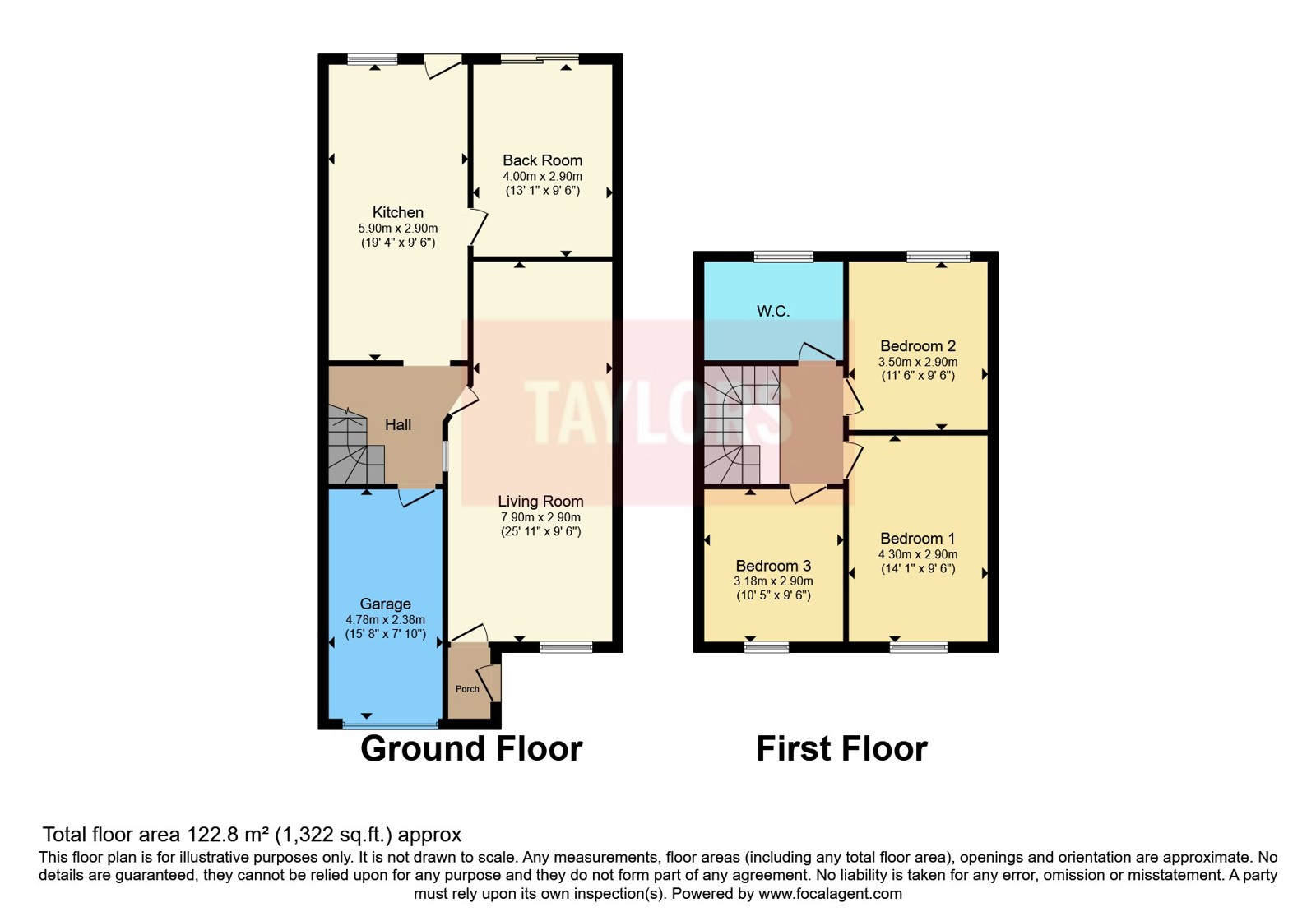 529, Harlestone Road, Northamptonshire floorplan