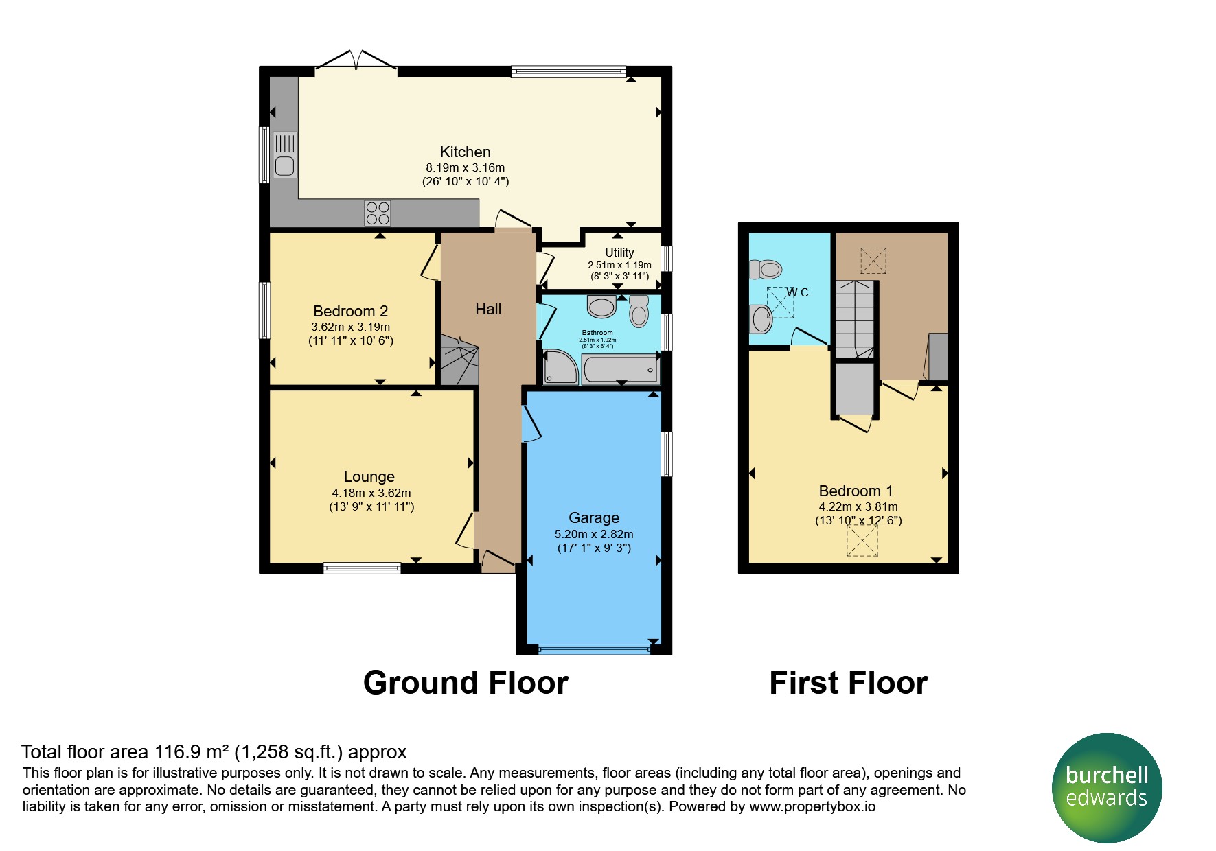 13, Hawkins Drive, BELPER floorplan