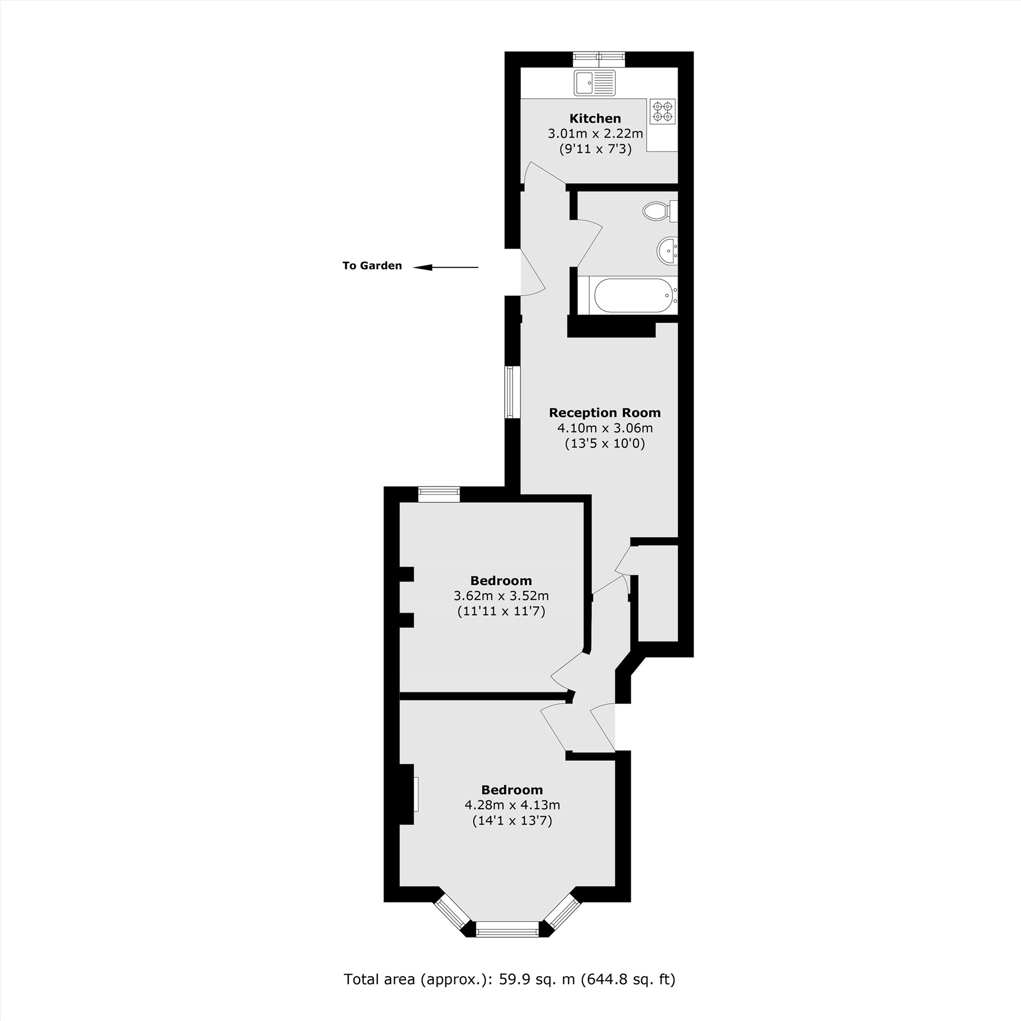 56, Headstone Road, Harrow floorplan