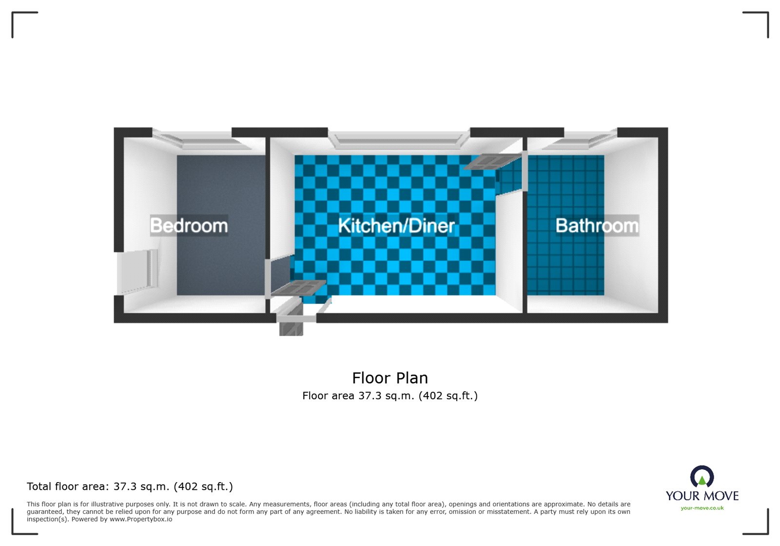 Flat 9, 75, Mill Street, Worcestershire floorplan
