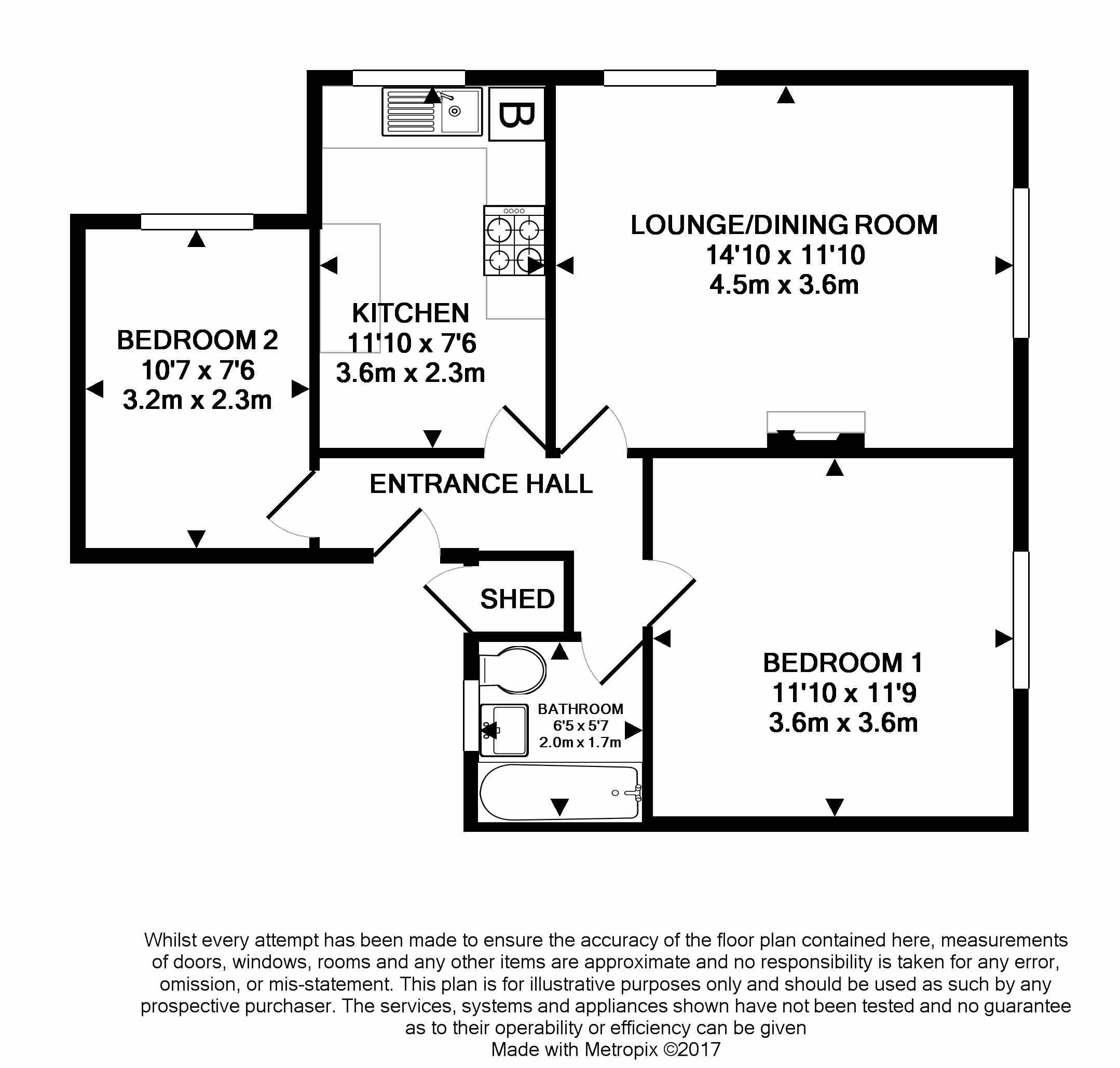 2 Bedrooms Flat for sale in Hudson Close, Watford WD24