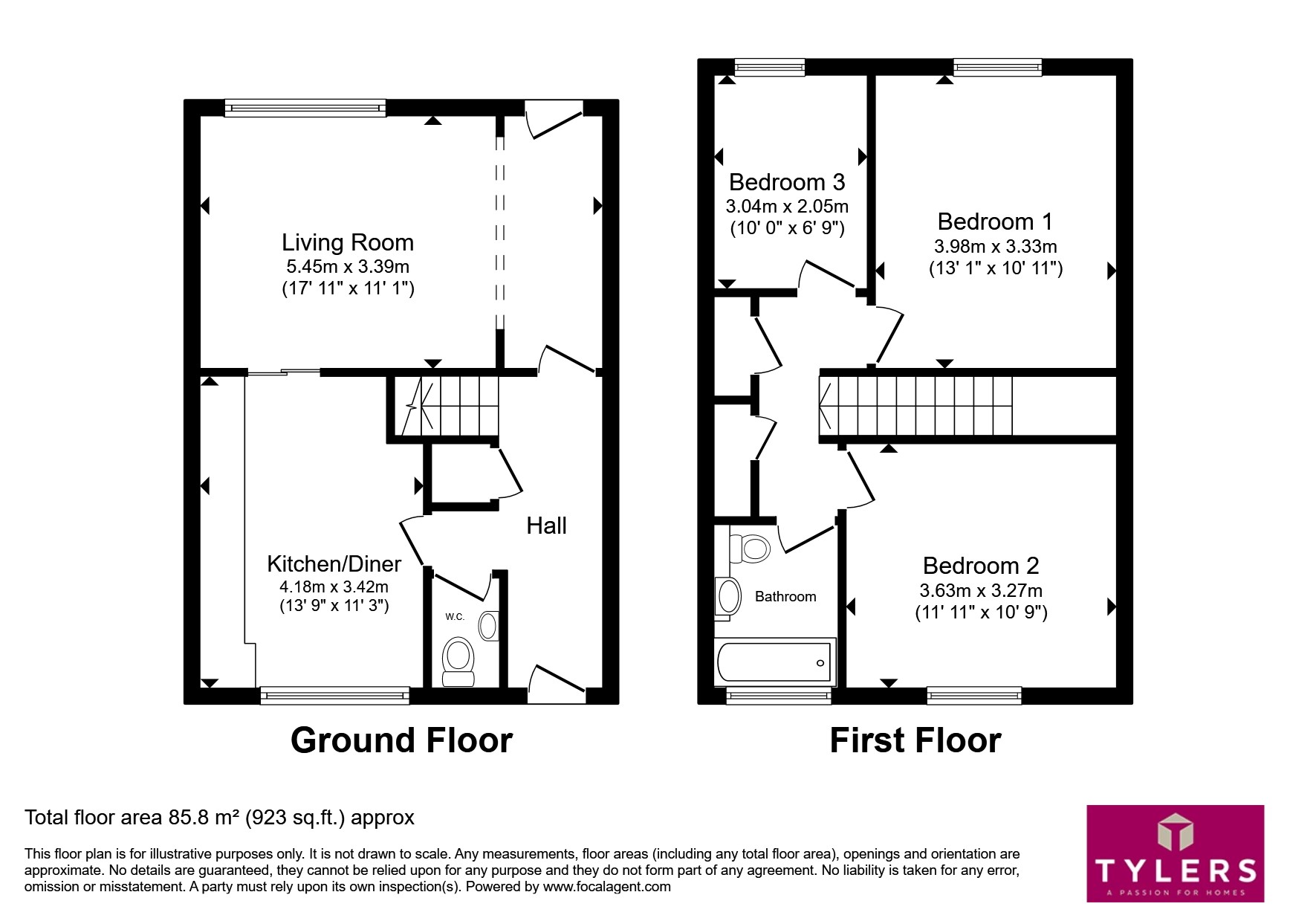 75, Teversham Drift, Cambridge floorplan