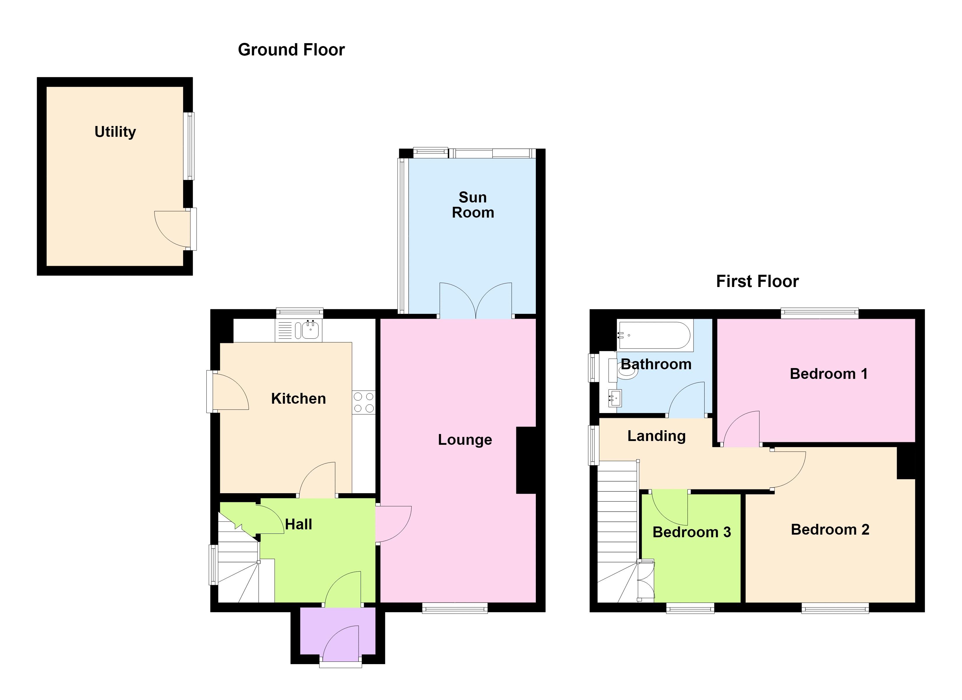 14, Calder Drive, Thurso floorplan