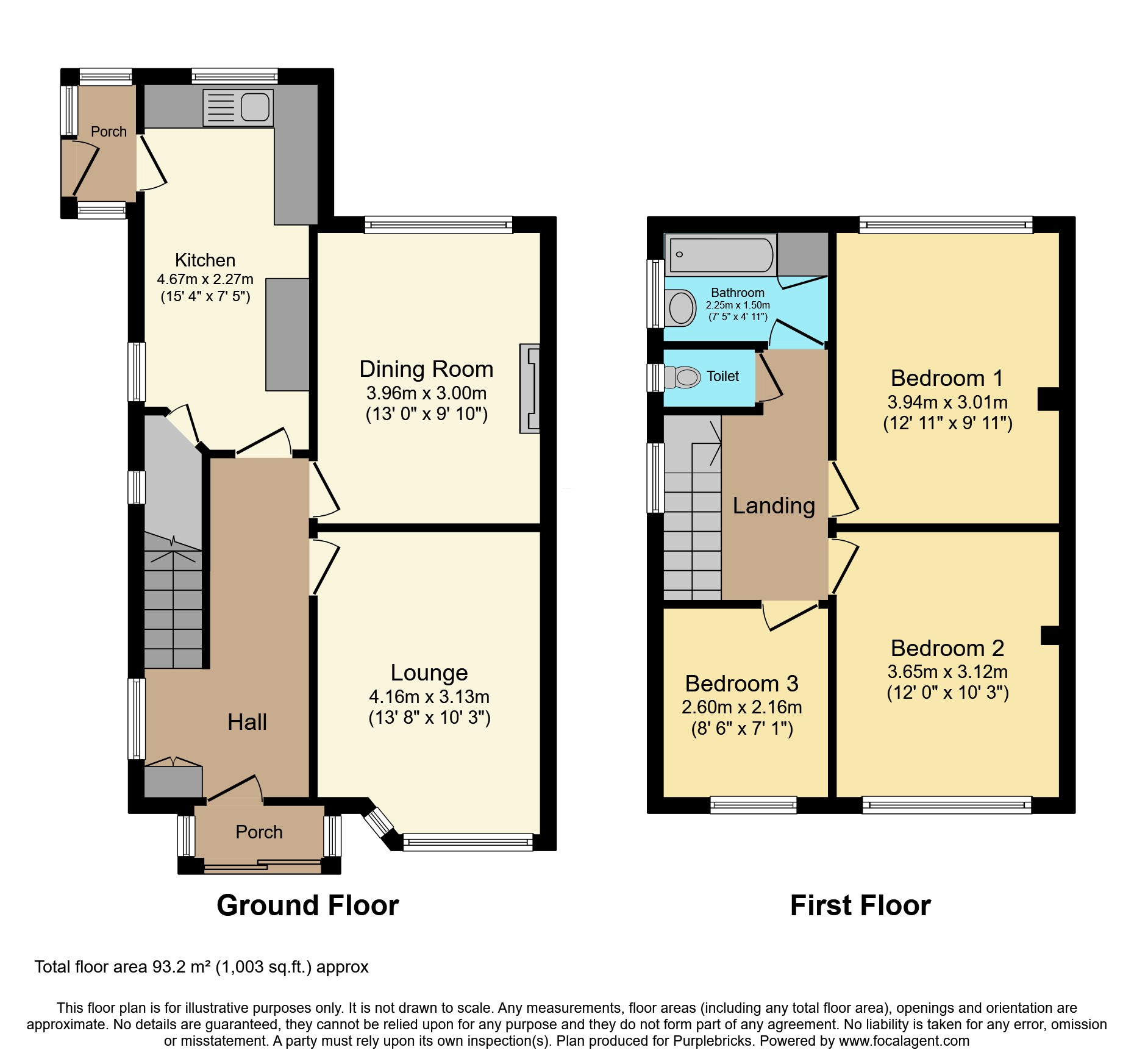 25, Tomlinson Avenue, Warrington floorplan