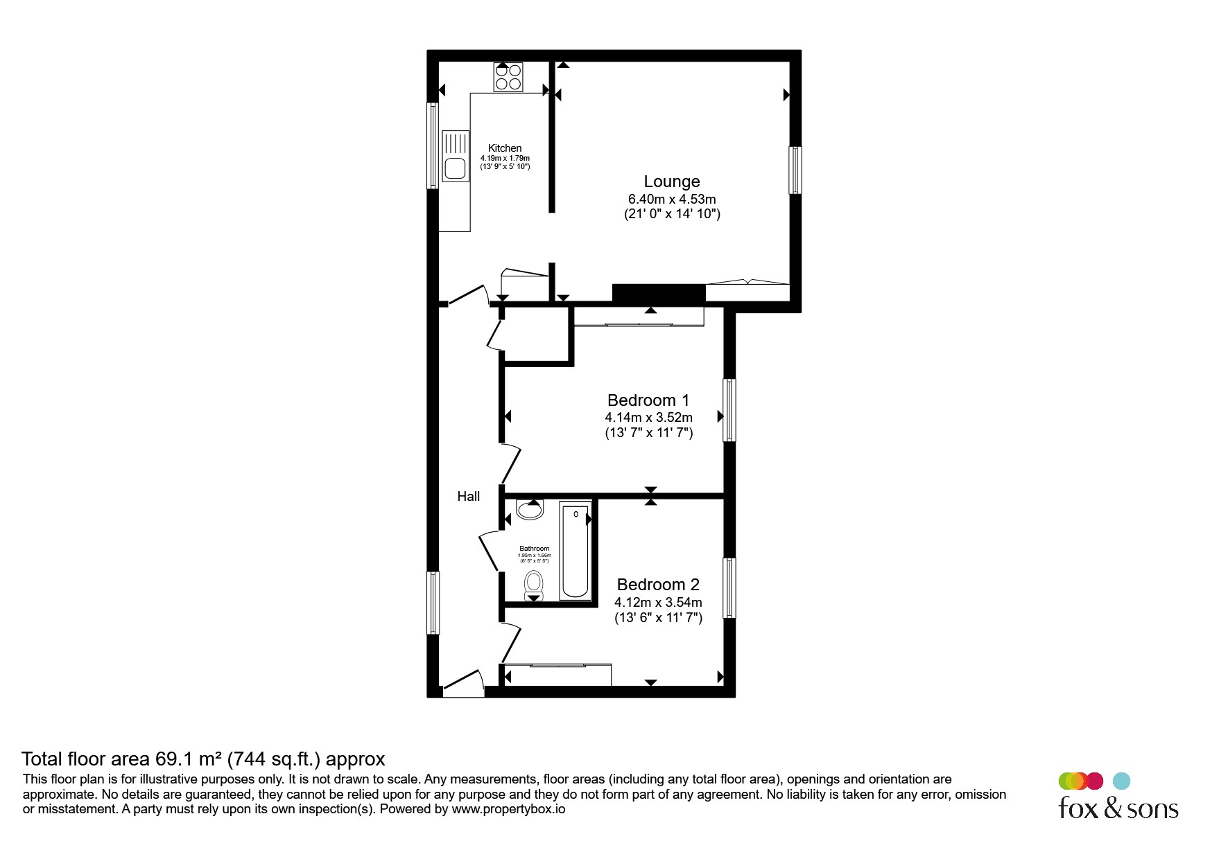 3, Barton Hall, Bartons Road, Fordingbridge floorplan