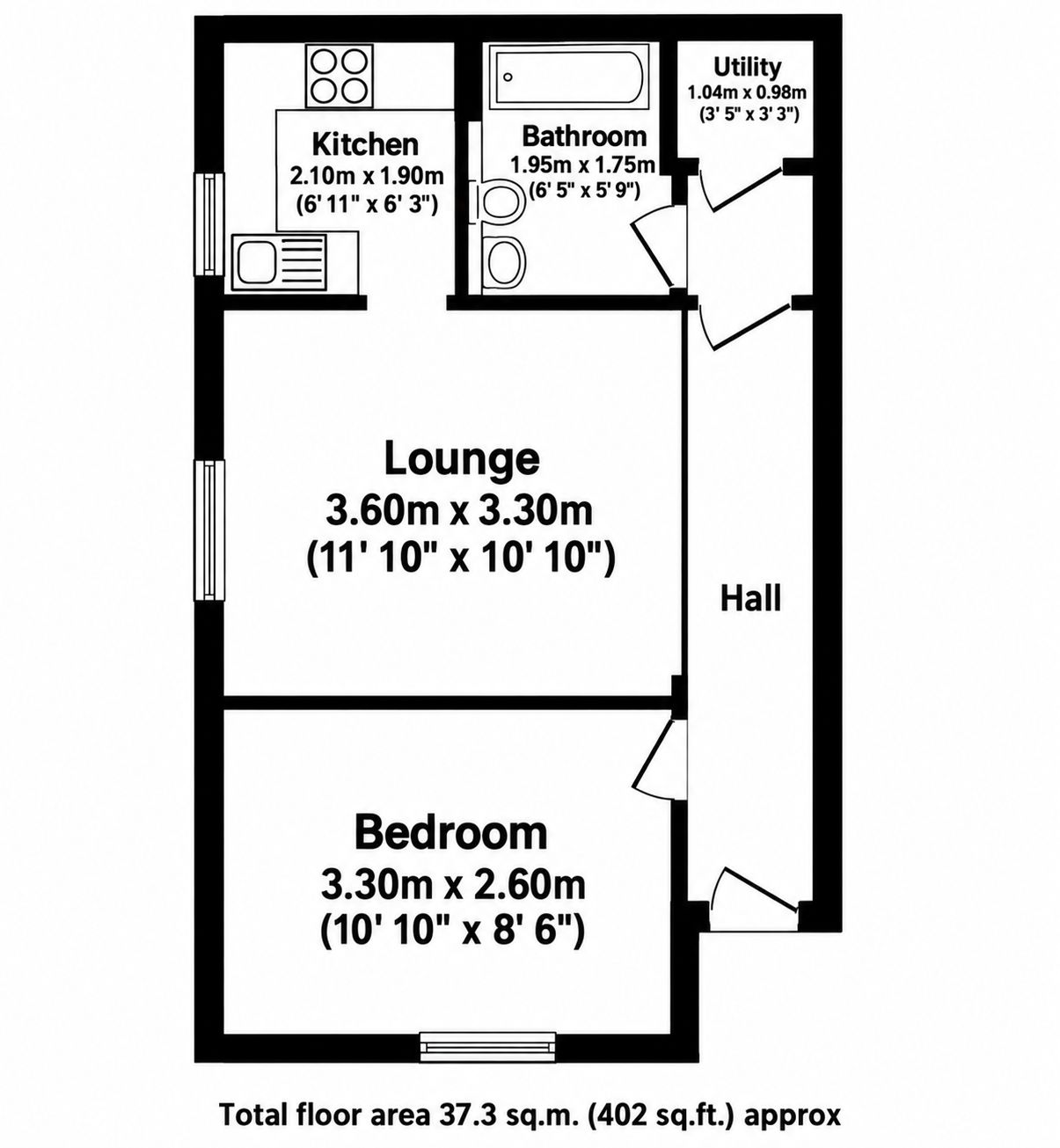 Flat 2, 29, Sussex Place, Slough floorplan