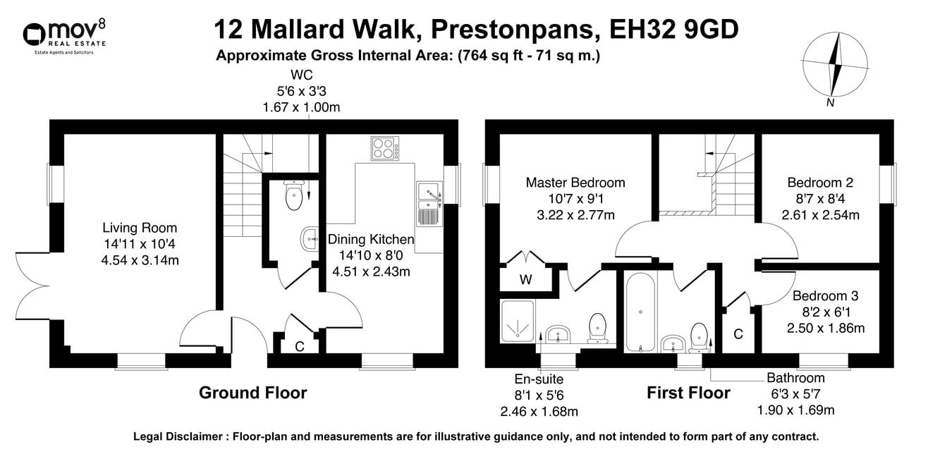 12, Mallard Walk, Prestonpans floorplan