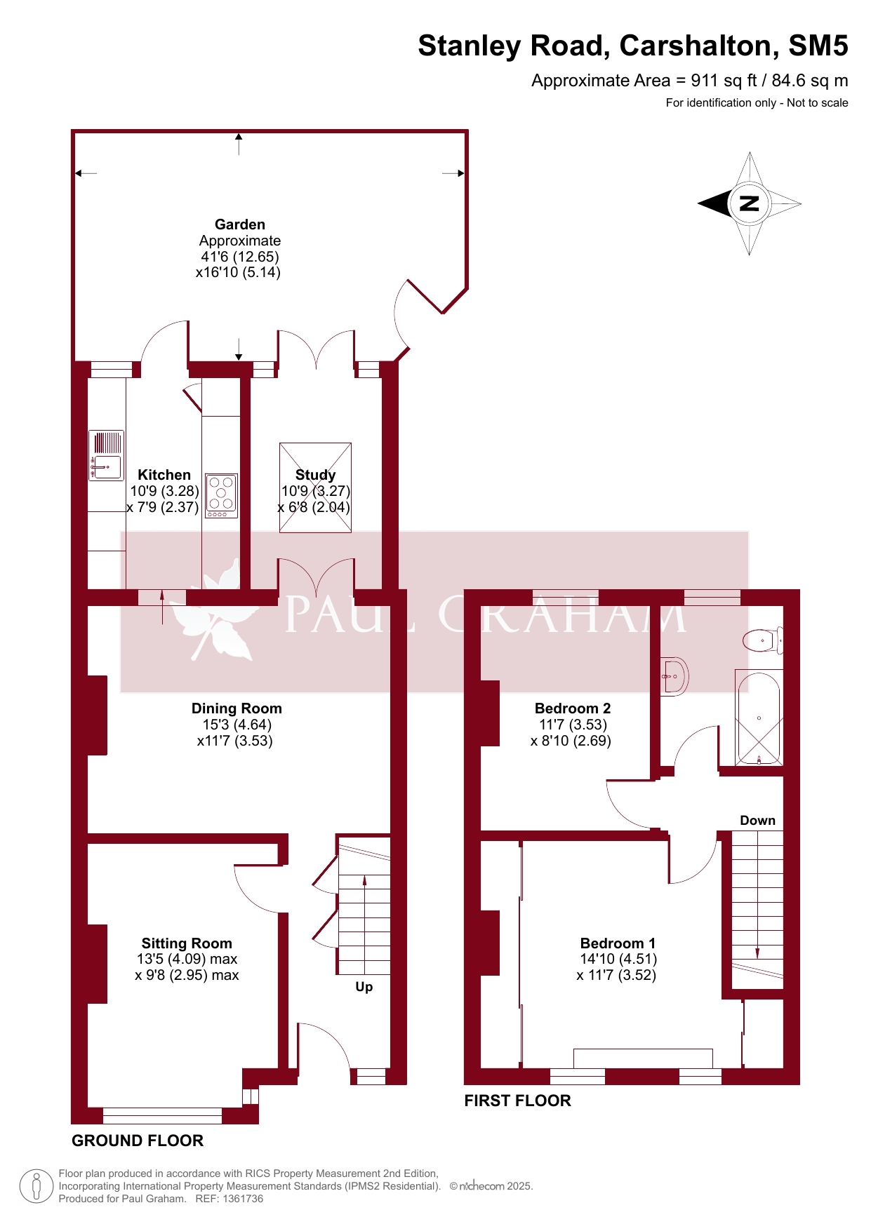 158, Stanley Road, Carshalton floorplan