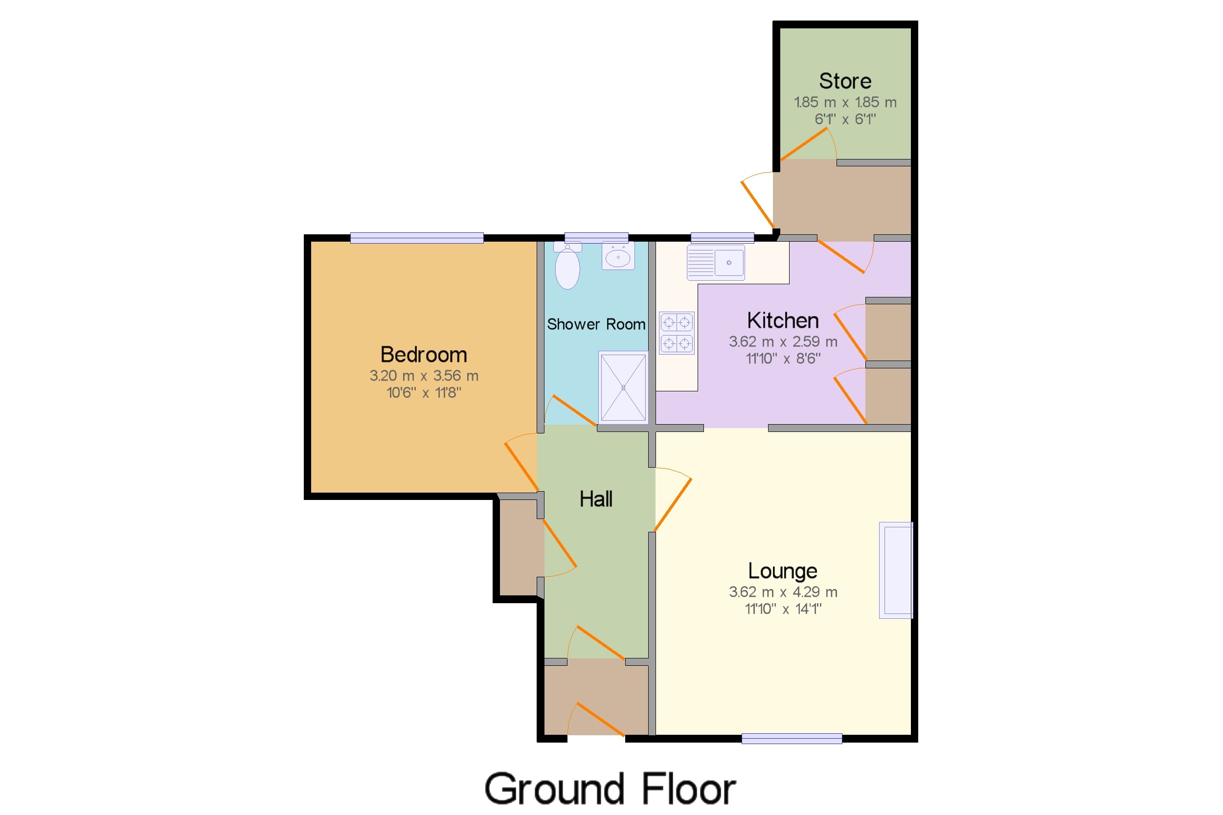 14, Castle Street, Norwich floorplan