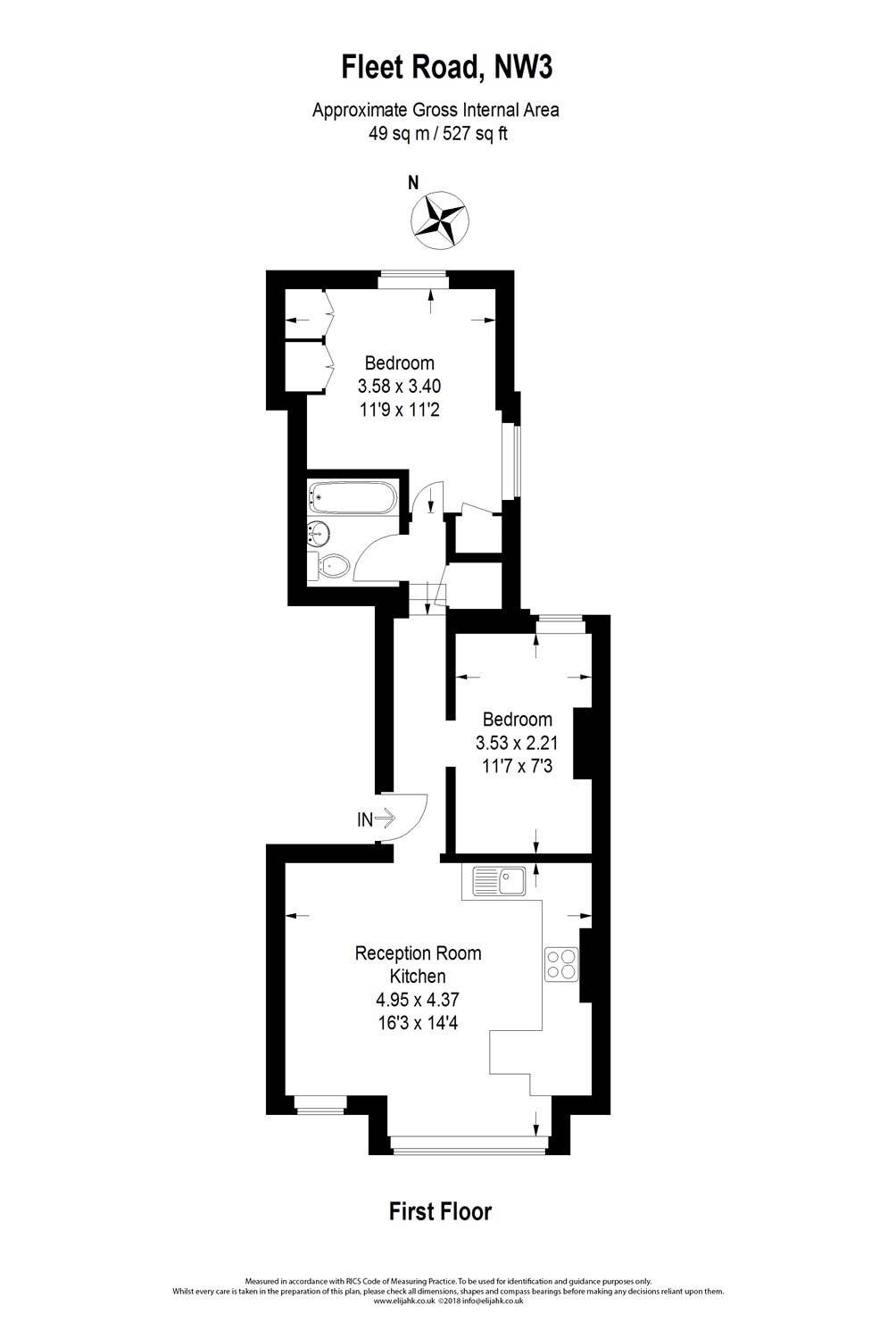 2 Bedrooms Flat to rent in Fleet Road, Hampstead, London NW3