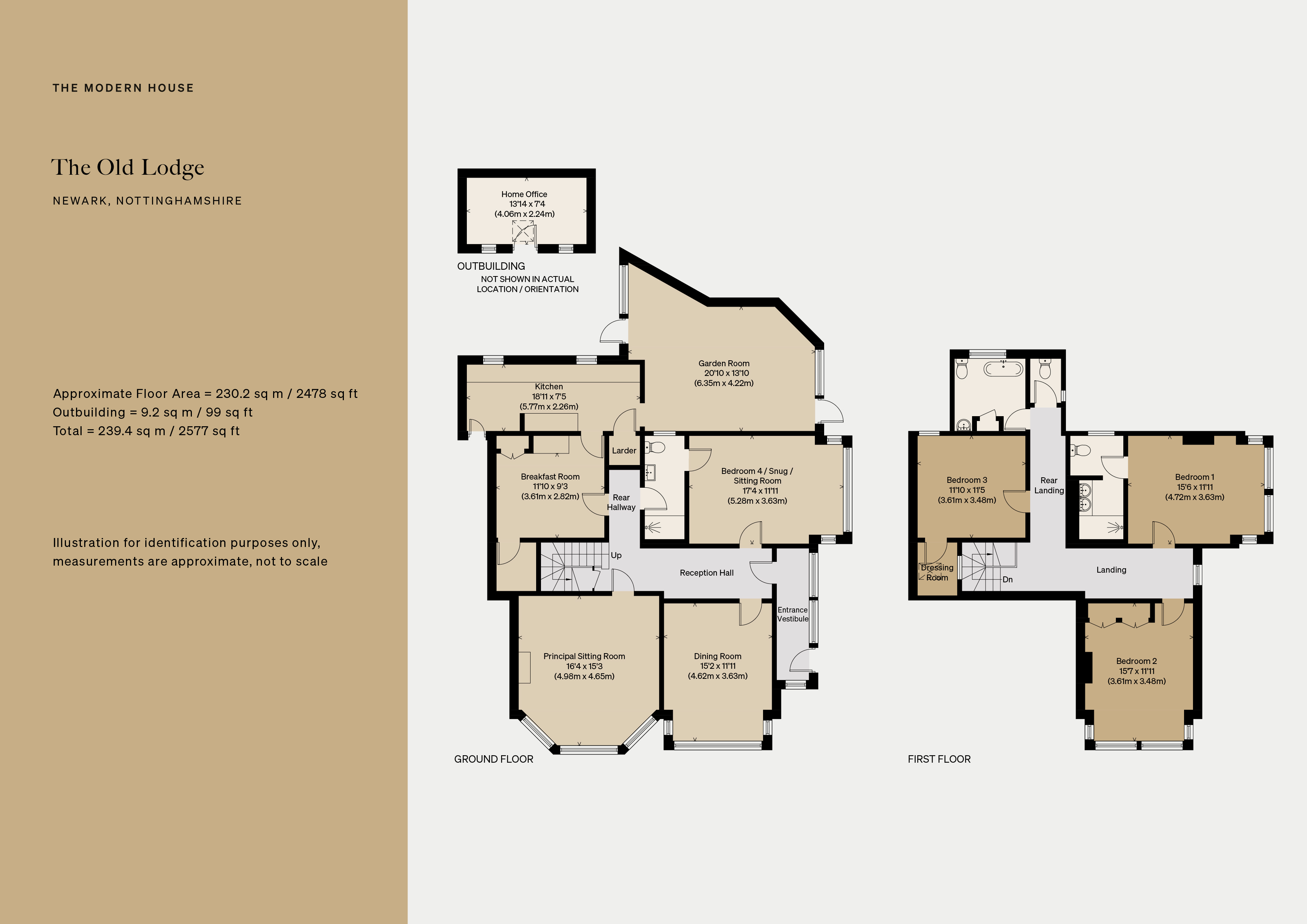 The Gables, 9 Beacon Hill Road, Newark floorplan