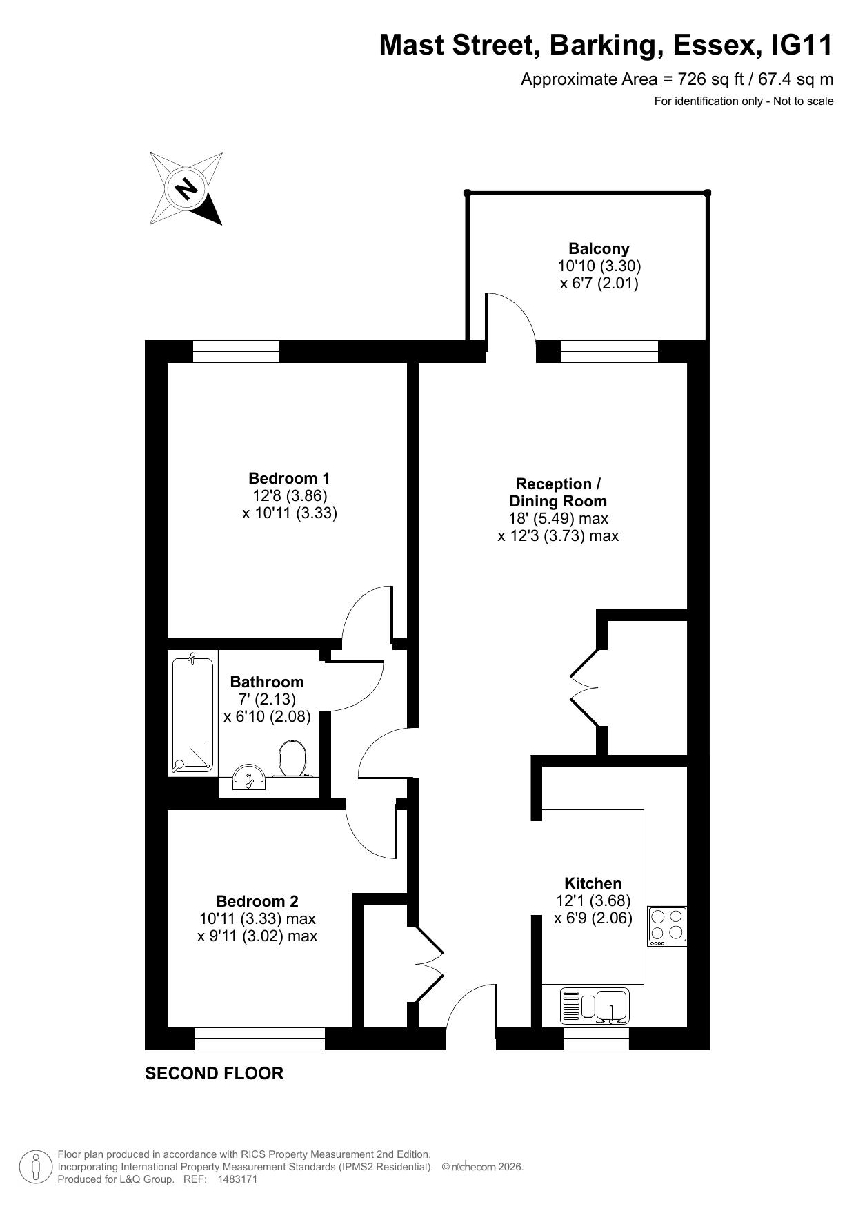8 Mast Street, Barking floorplan