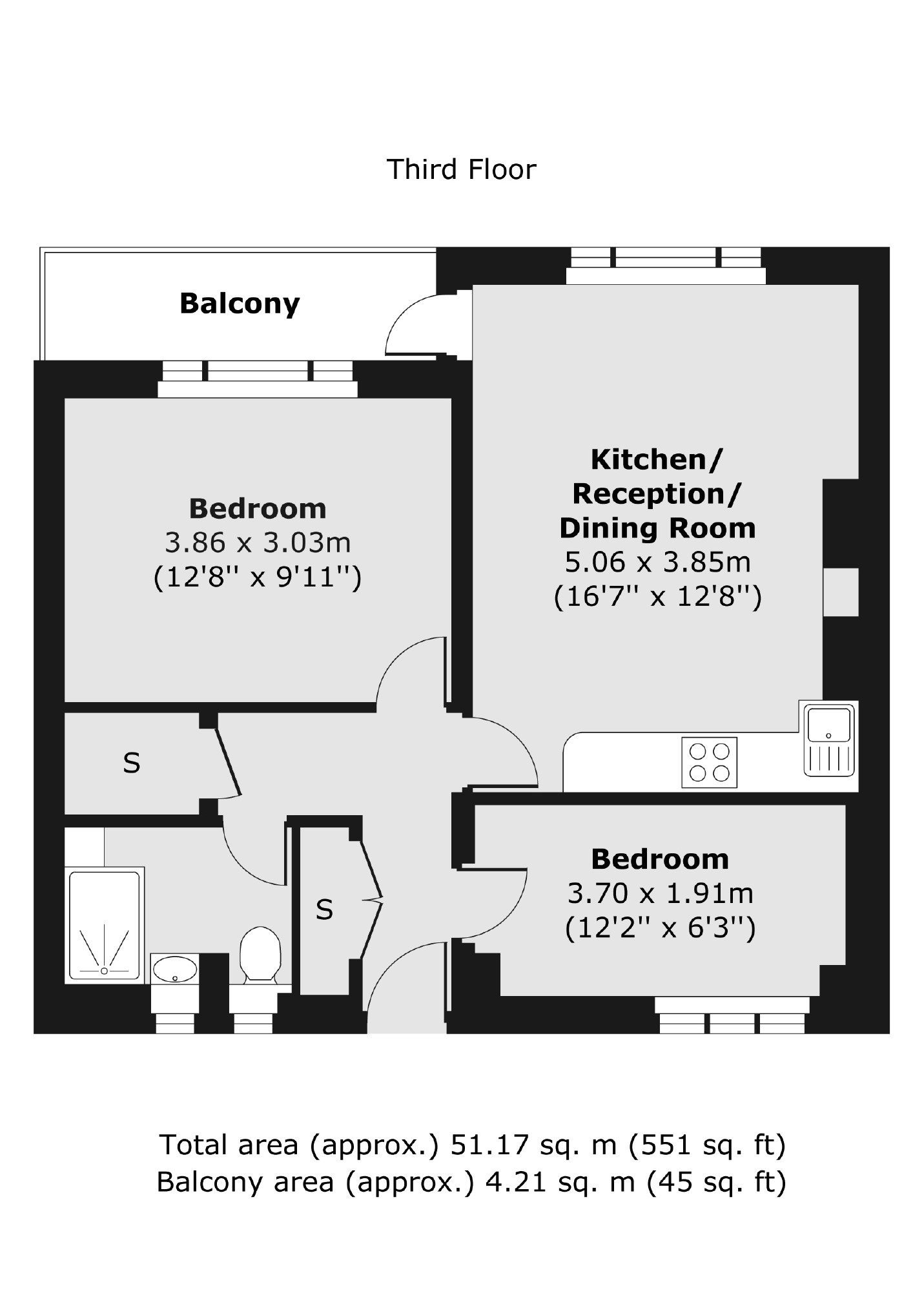 15, Barclay Close, London floorplan