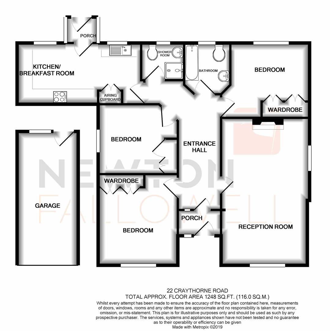 3 Bedrooms Detached bungalow for sale in Craythorne Road, Stretton, Burton-On-Trent DE13