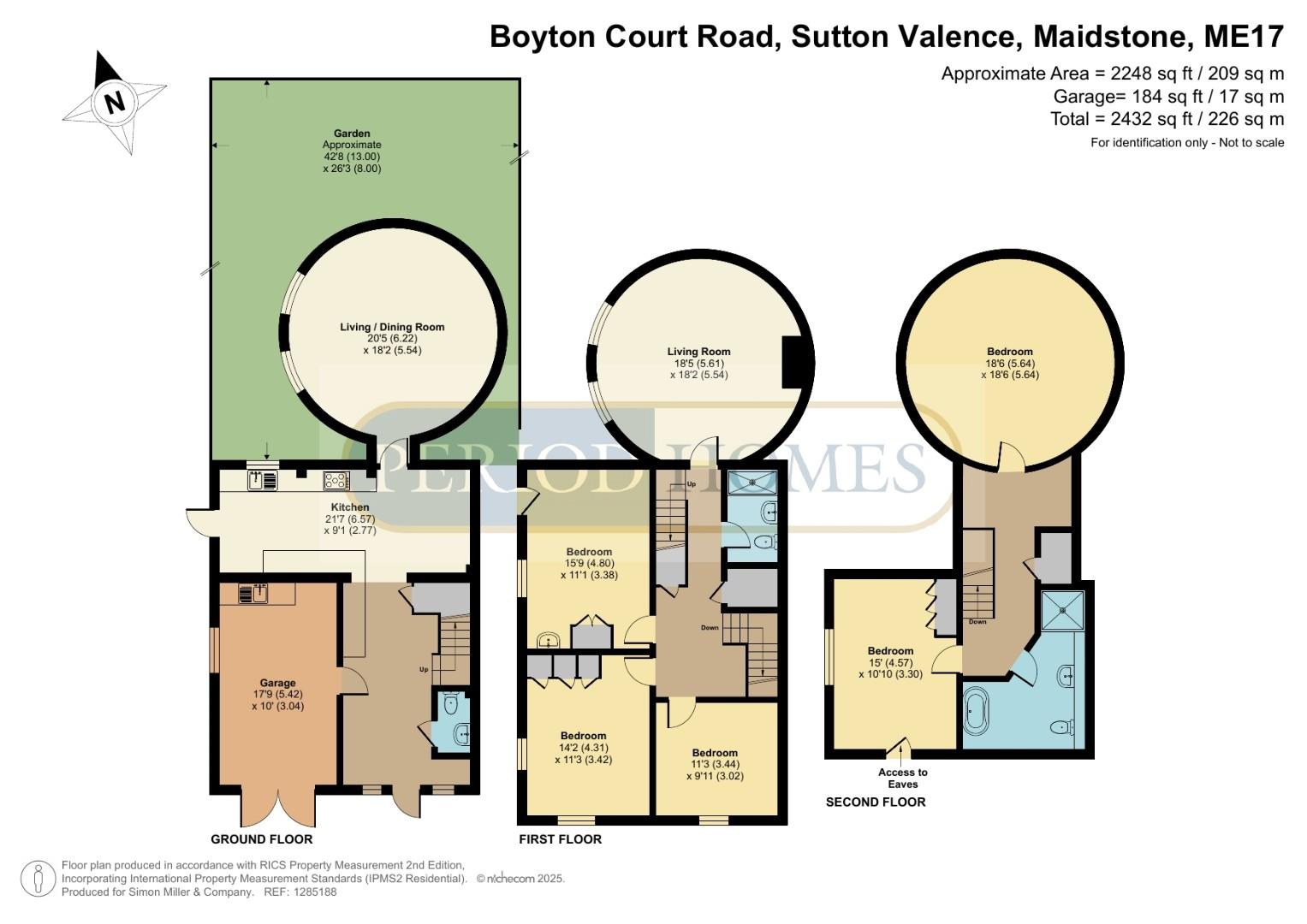 1 Boyton Court Oast, Boyton Court Road, Maidstone floorplan