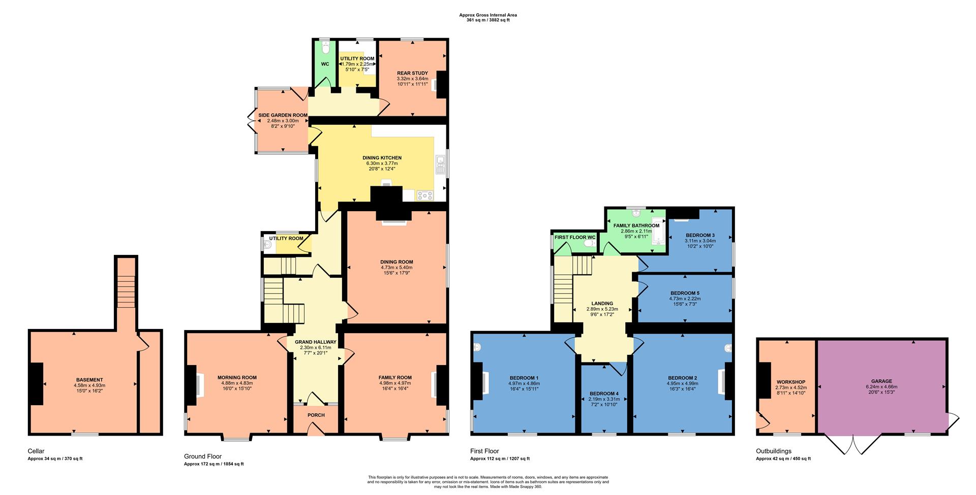 Quarry House, 65, Kirkgate, Batley floorplan