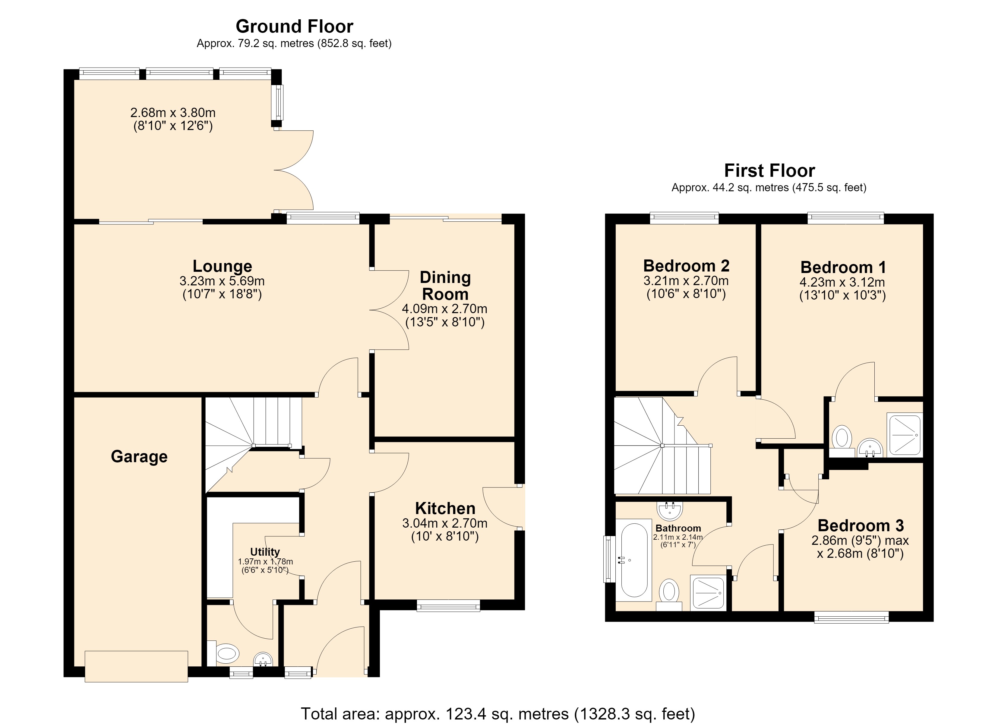24, Fitzmaurice Close, Bradford On Avon floorplan