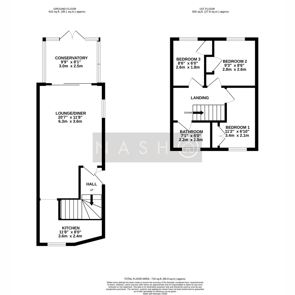14, Aspley Hill, Woburn Sands floorplan