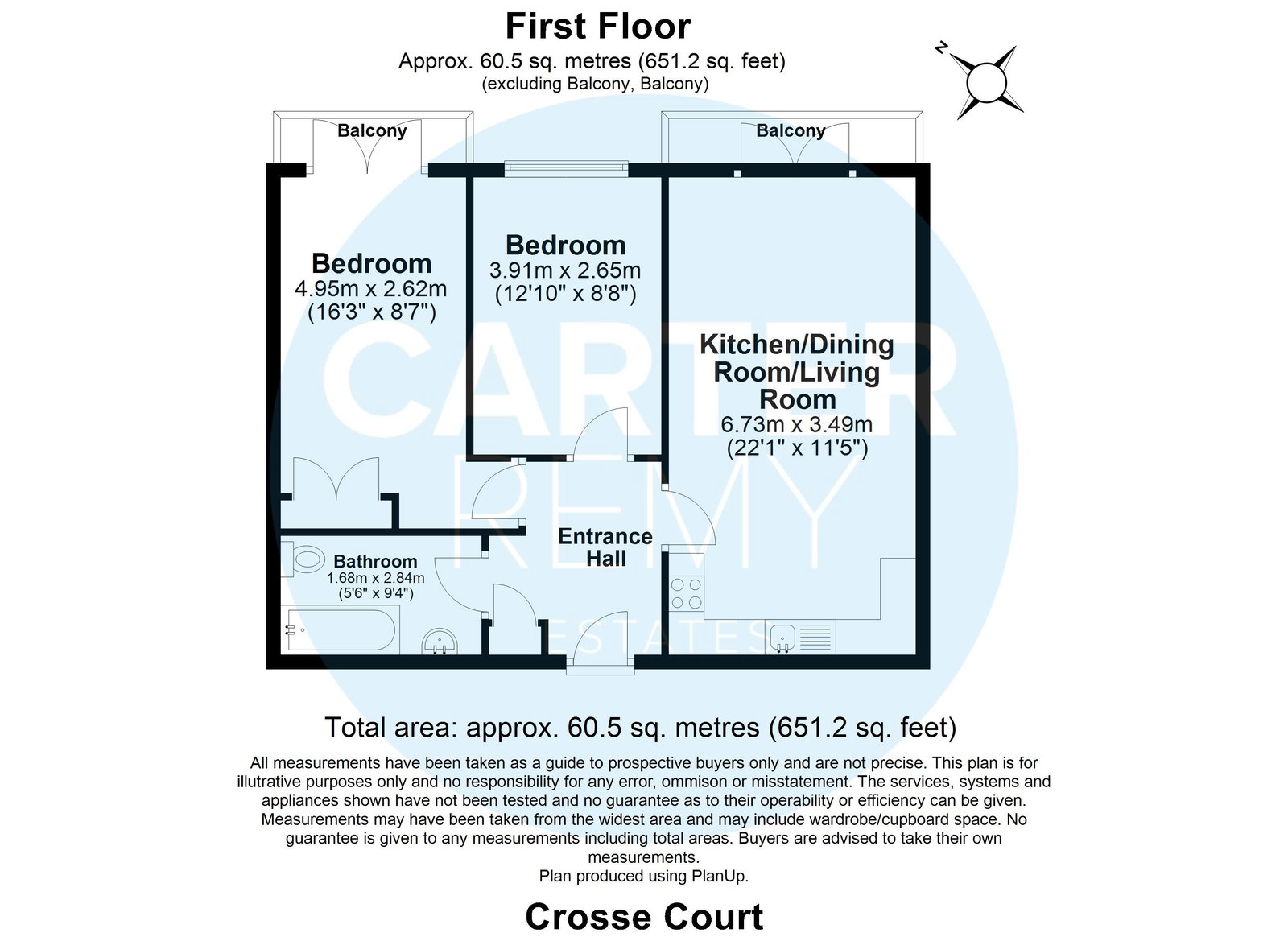 19, Crosse Courts, Basildon floorplan