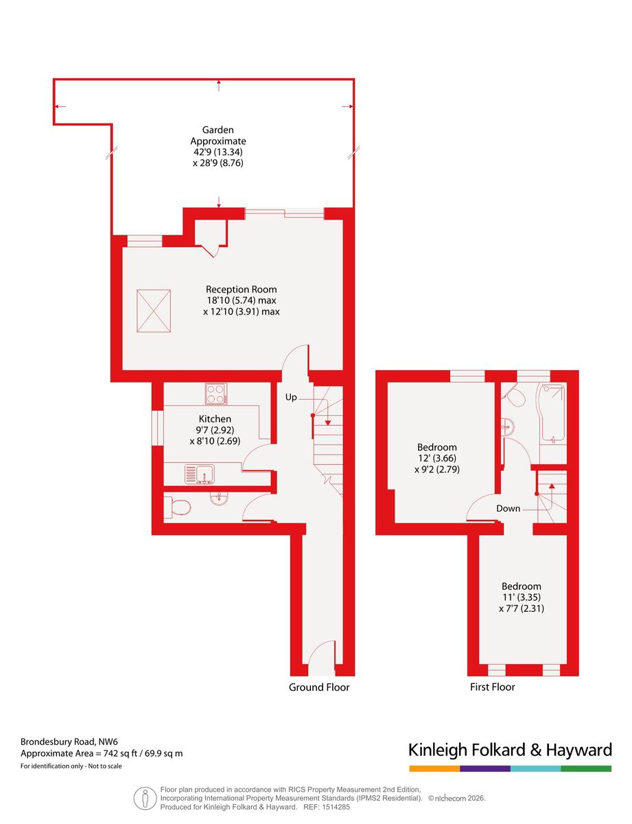 The Coach House, 128a, Brondesbury Road, London floorplan