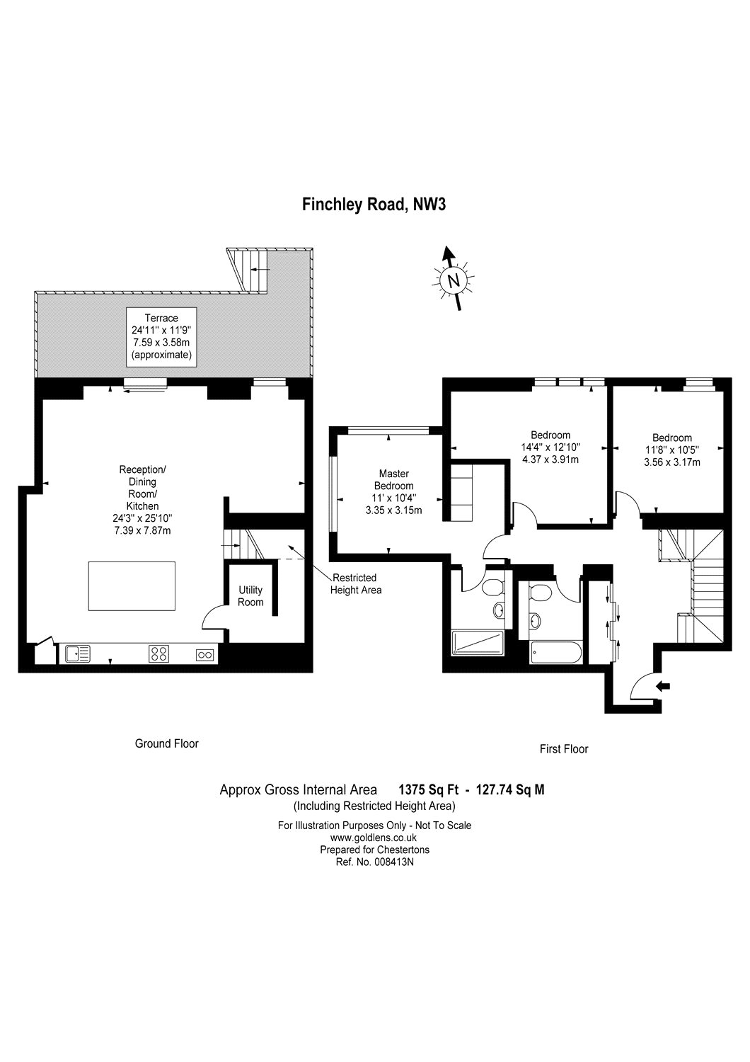 3 Bedrooms Flat to rent in Viridium Apartments, 264-270 Finchley Road, Hampstead, London NW3