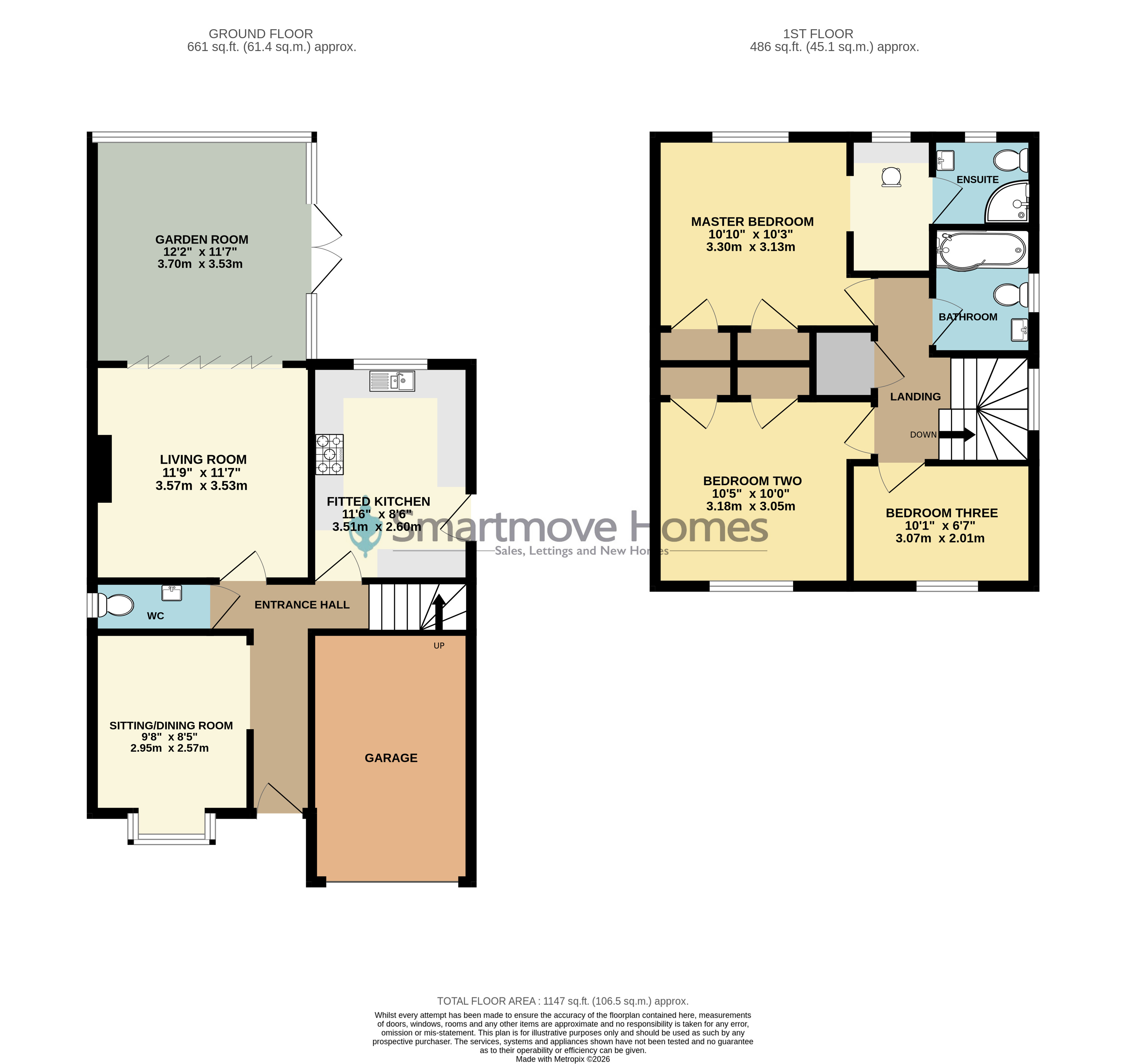 21, Peacock Way, Alfreton floorplan