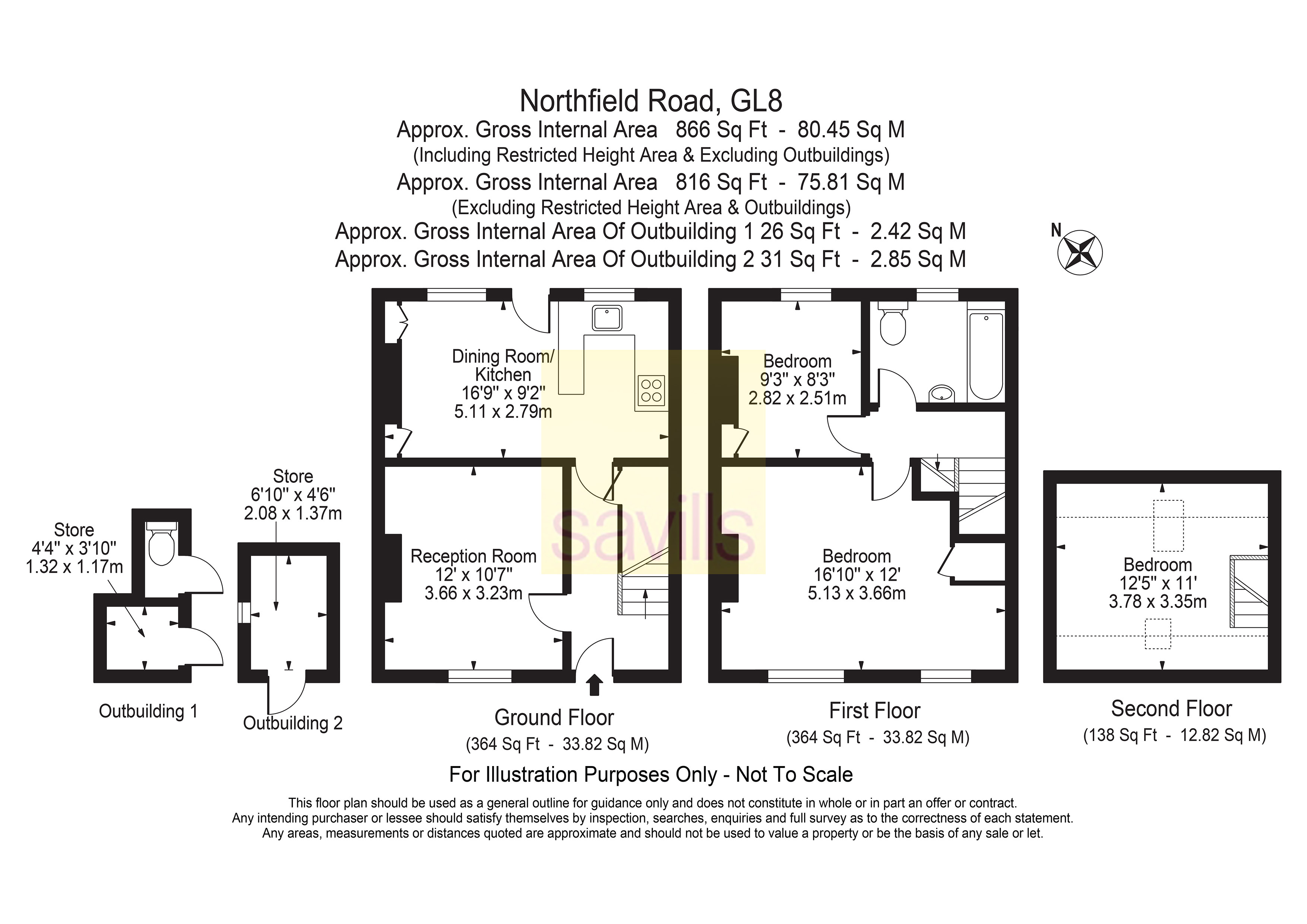 33, Northfield Road, Gloucestershire floorplan