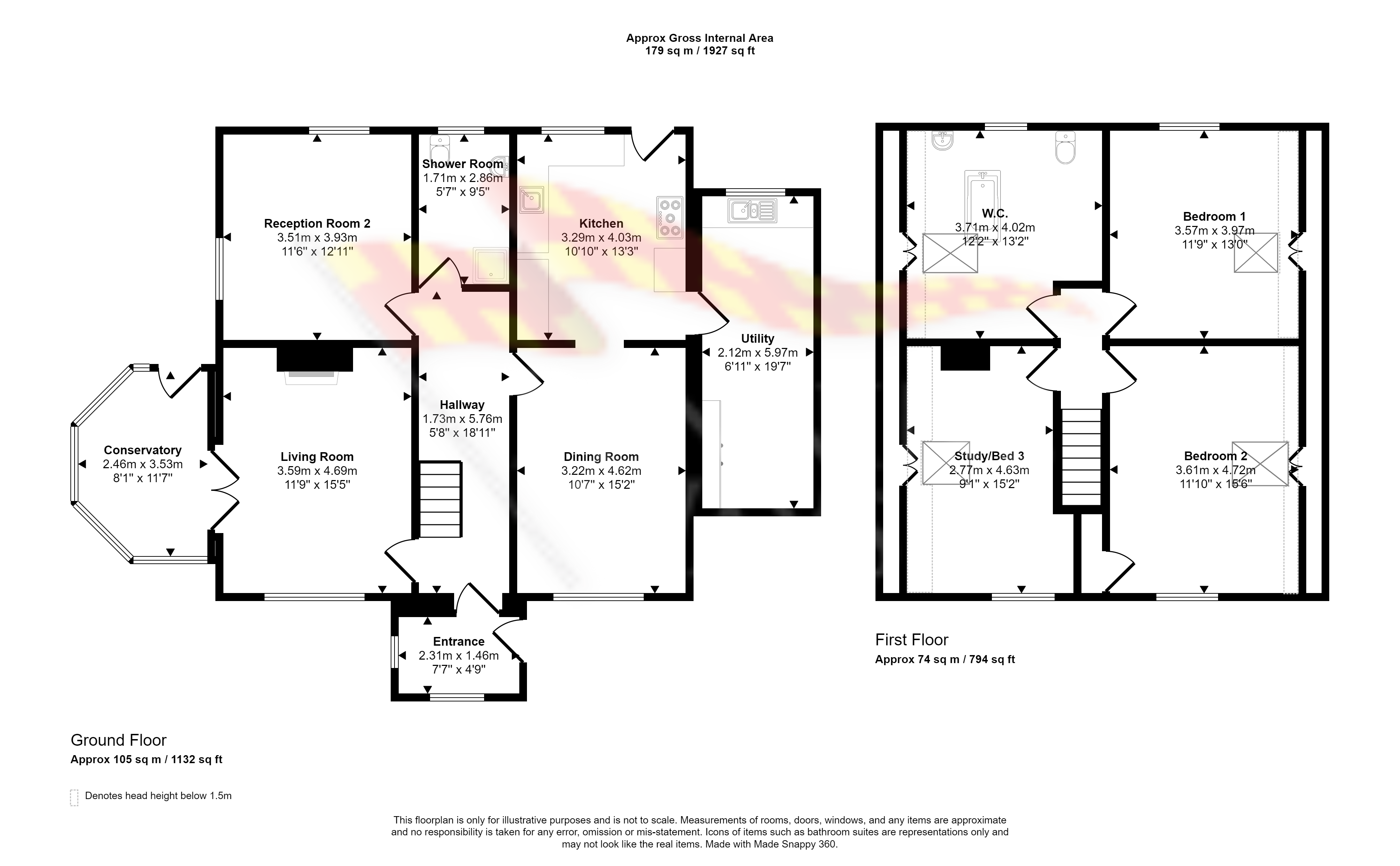 Alstonby, Potters Loaning, Alston floorplan
