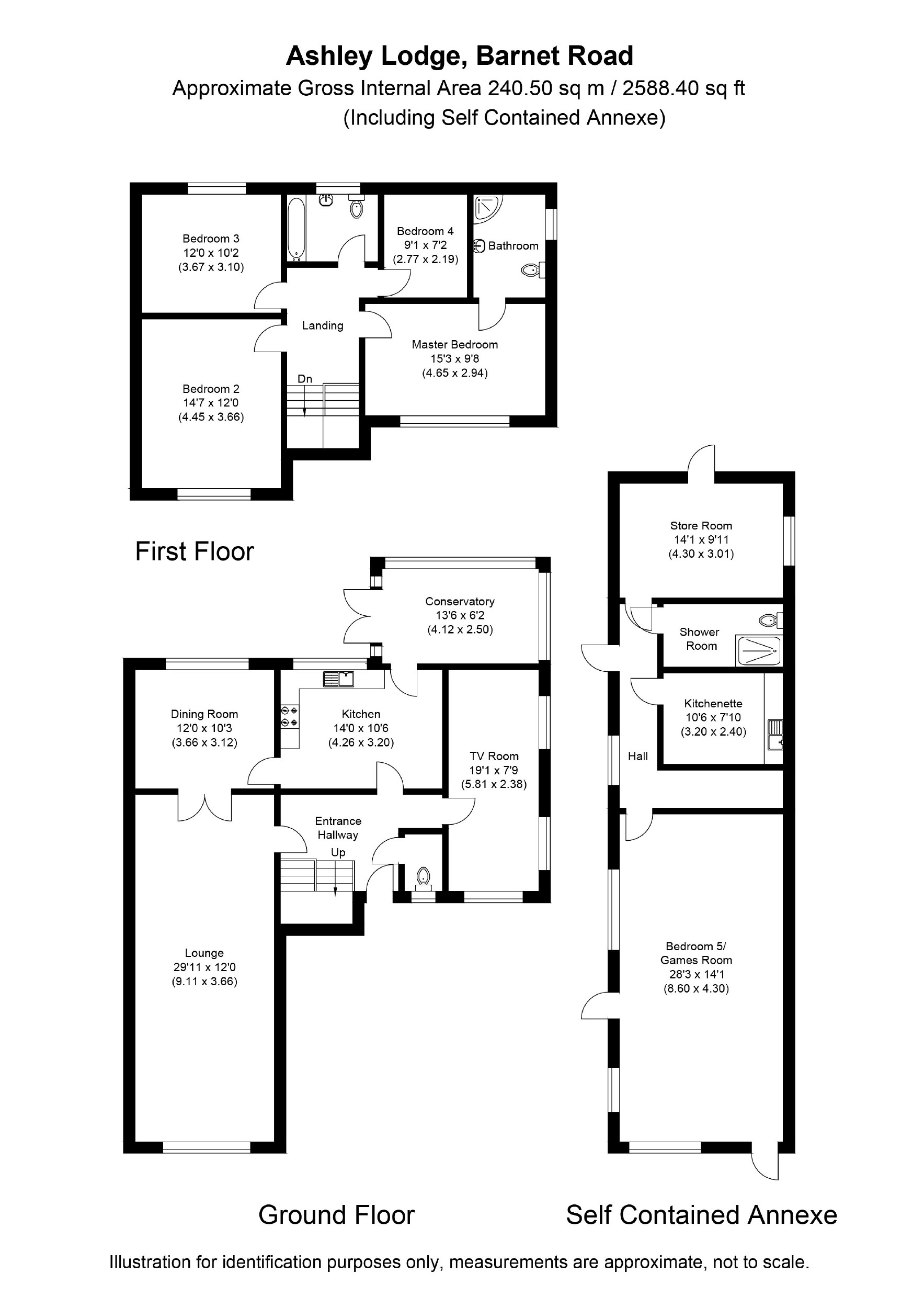 5 Bedrooms Detached house for sale in Barnet Road, Arkley, Hertfordshire EN5